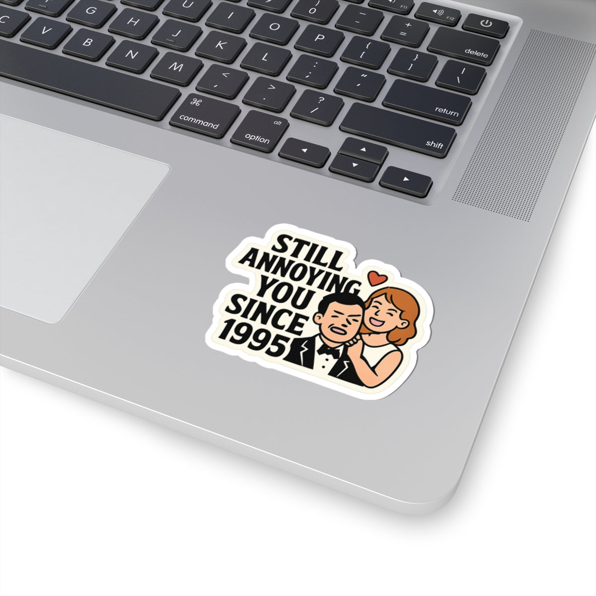 Funny Anniversary Sticker, Still Annoying You Since 1995 Gift, Wedding Anniversary Gift for Husband Wife, Marriage Humor Sticker