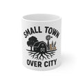 Small Town Roots Coffee Mug | Country Life Pride Cup | Rural Hometown Gift | Farmhouse Kitchen Decor | Small Town Over City