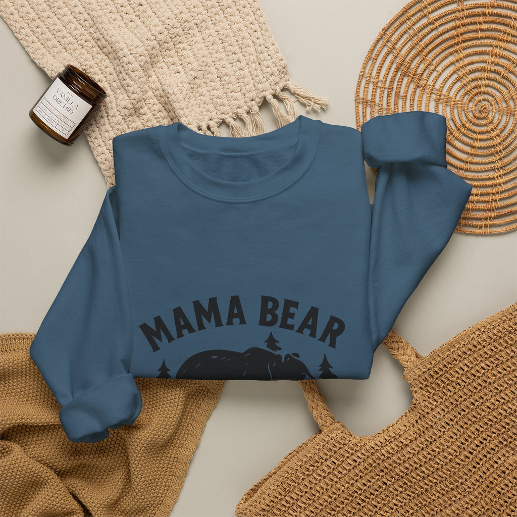 Mama Bear Sweatshirt with Cubs Birth Years, Mother's Day Gift for Mom, Woodland Mom Shirt, Gift from Kids, Mommy and Me Crewneck