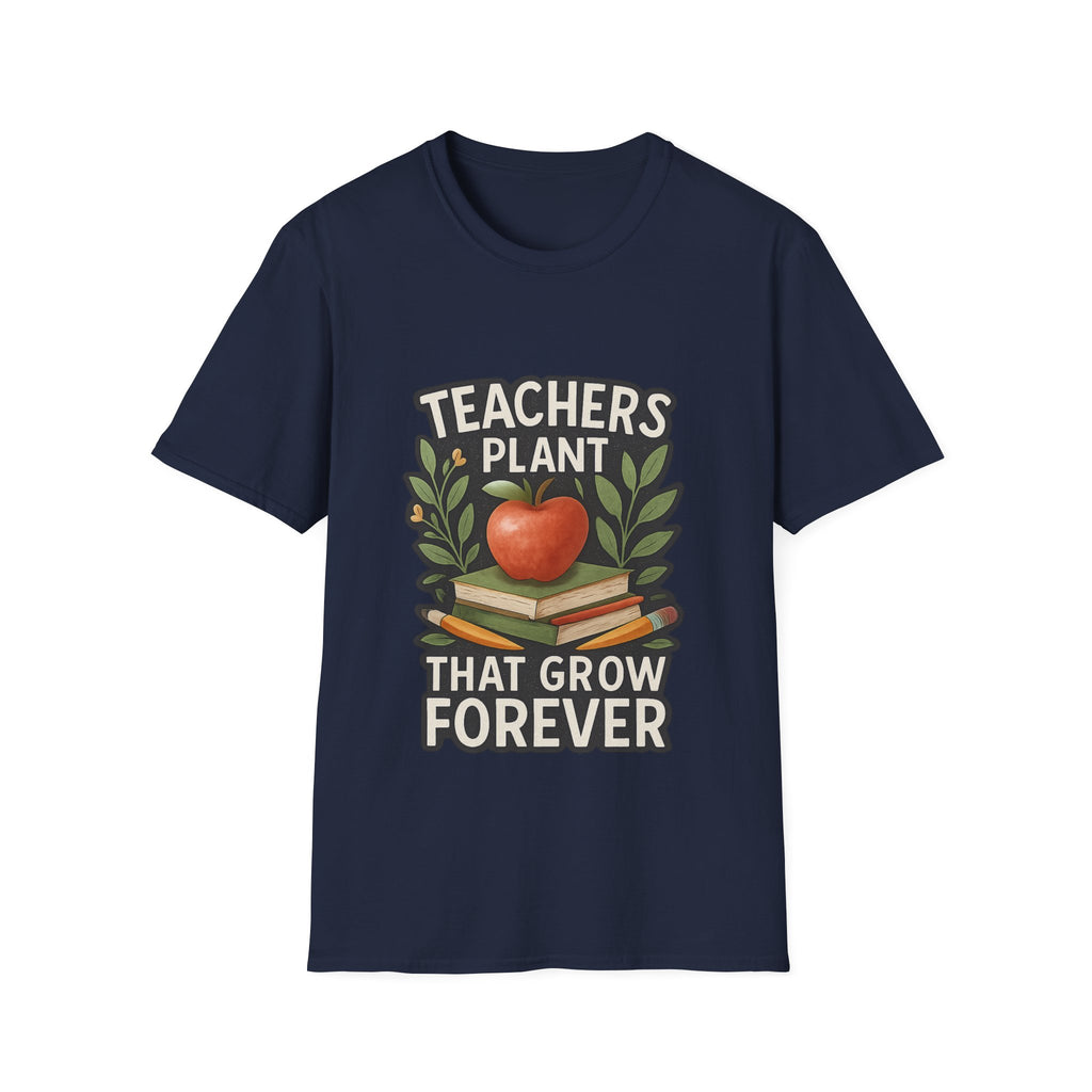 Teacher Appreciation Shirt Teachers Plant Seeds That Grow Forever Tee Gift for Teacher Watercolor Botanical Thank You Teacher Tshirt