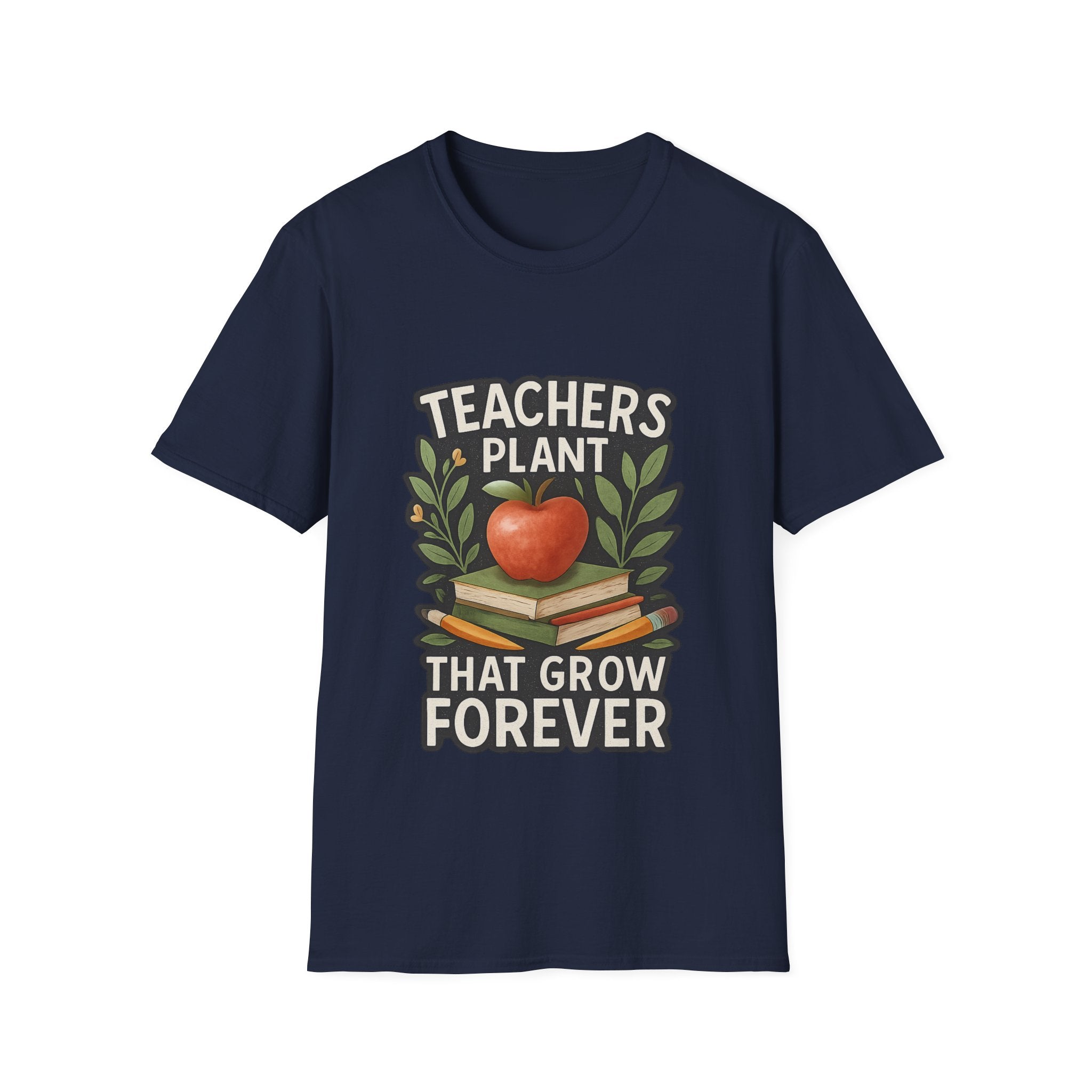 Teacher Appreciation Shirt Teachers Plant Seeds That Grow Forever Tee Gift for Teacher Watercolor Botanical Thank You Teacher Tshirt