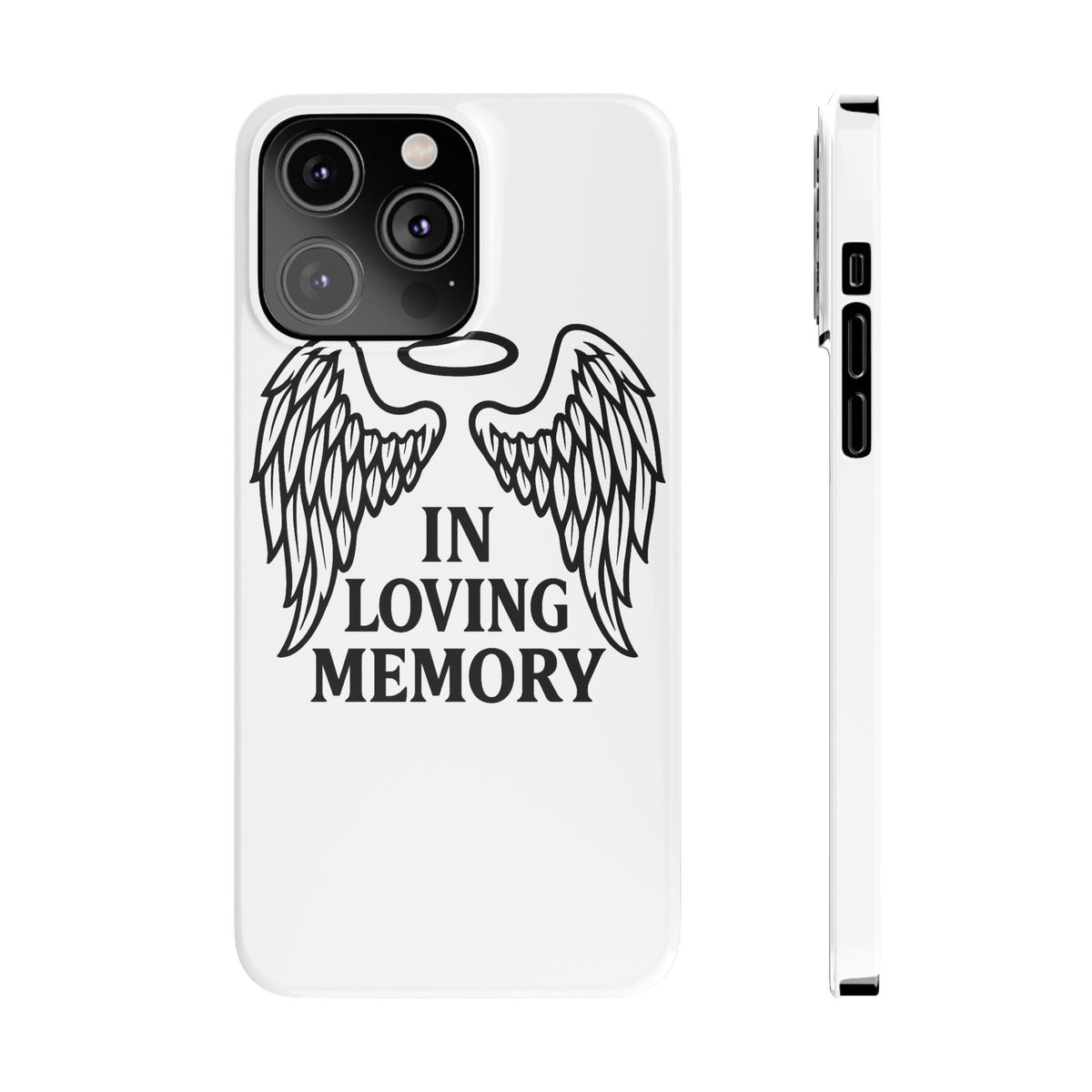 Guardian Angel Wings Phone Case In Loving Memory Sympathy Gift Memorial Remembrance Heaven Spiritual Protection Loss Grief Support
