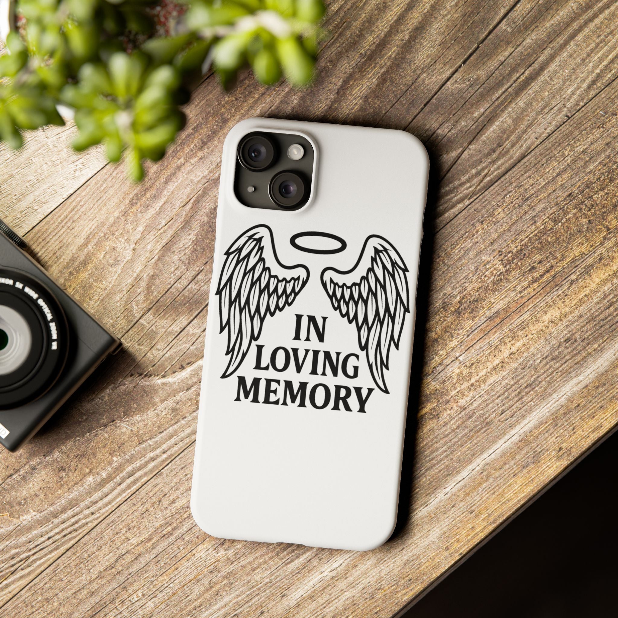 Guardian Angel Wings Phone Case In Loving Memory Sympathy Gift Memorial Remembrance Heaven Spiritual Protection Loss Grief Support