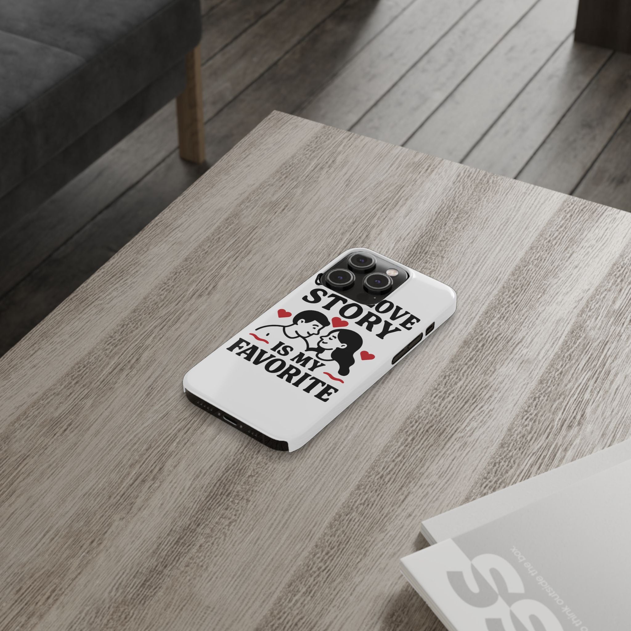 Love Story Phone Case Anniversary Gift for Wife Girlfriend Romantic Quote Couple iPhone Samsung Case Valentine's Day Gift