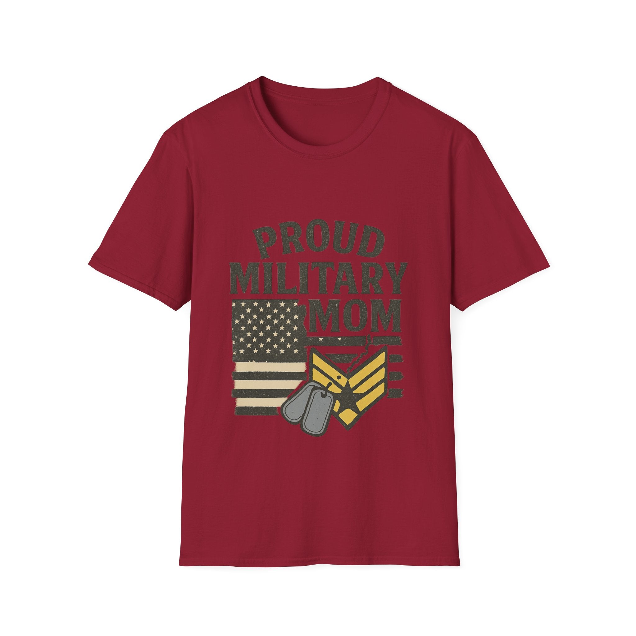 Proud Military Mom Shirt, My Heart Serves Too Tee, Army Mom Gift, Navy Mom, Marine Mom, Air Force Mom T-Shirt, Military Mother