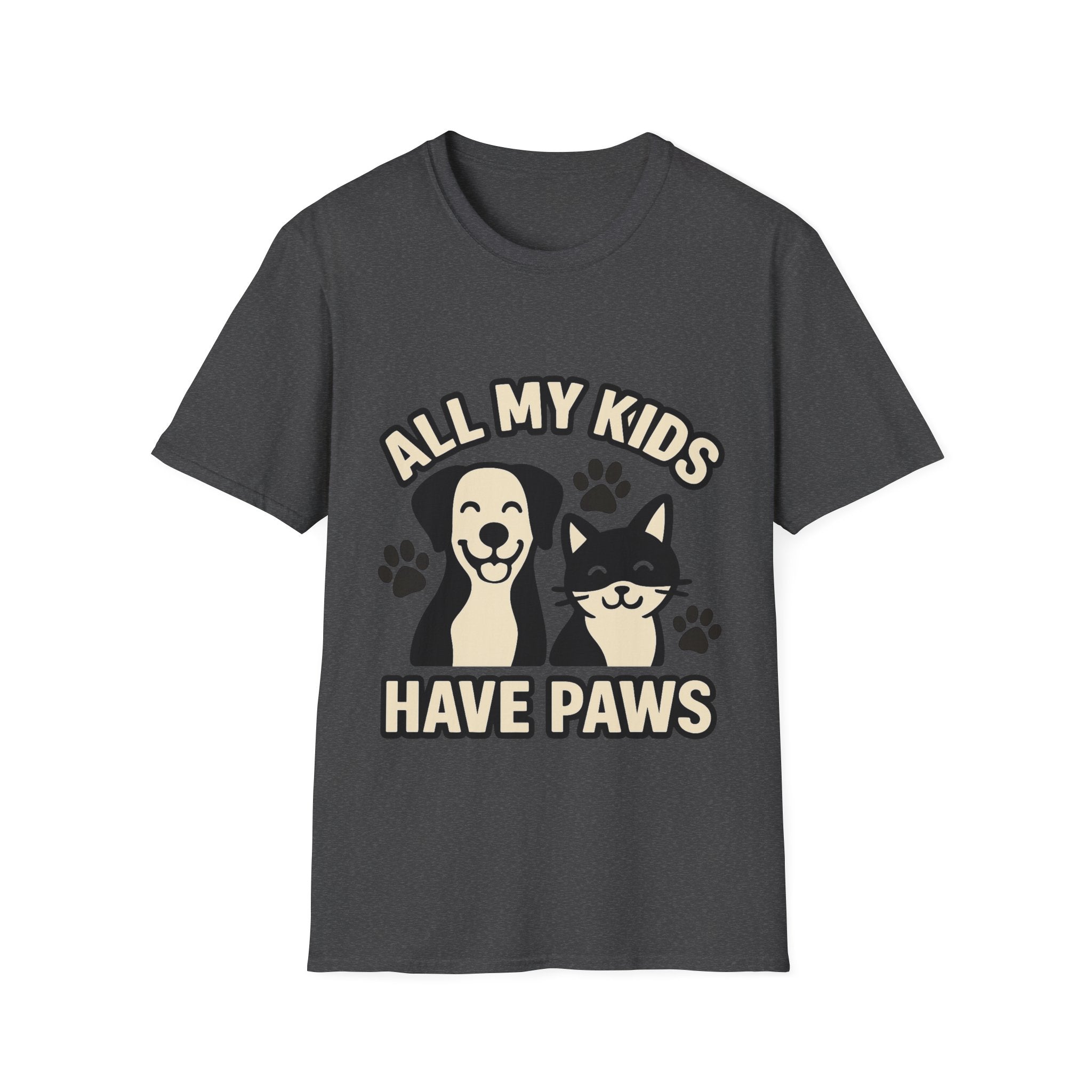 All My Kids Have Paws Shirt, Pet Mom T-Shirt, Dog Mom Cat Mom Gift, Fur Mama Tee, Pet Parent Shirt, Mothers Day Gift for Dog Lover