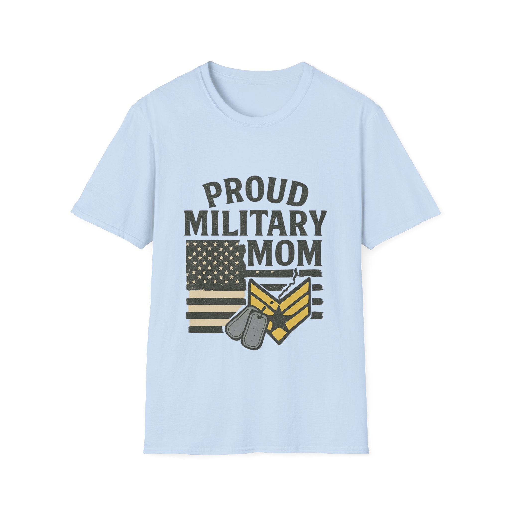 Proud Military Mom Shirt, My Heart Serves Too Tee, Army Mom Gift, Navy Mom, Marine Mom, Air Force Mom T-Shirt, Military Mother