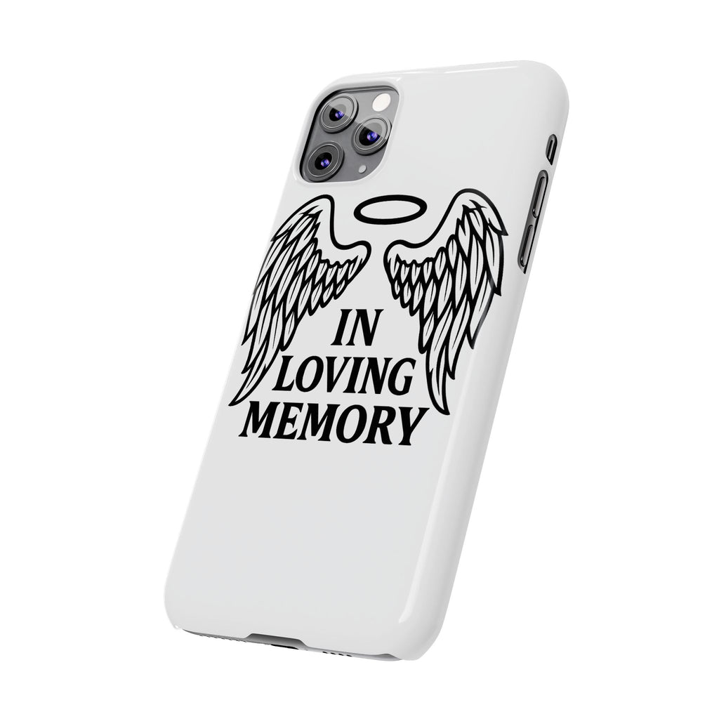 Guardian Angel Wings Phone Case In Loving Memory Sympathy Gift Memorial Remembrance Heaven Spiritual Protection Loss Grief Support