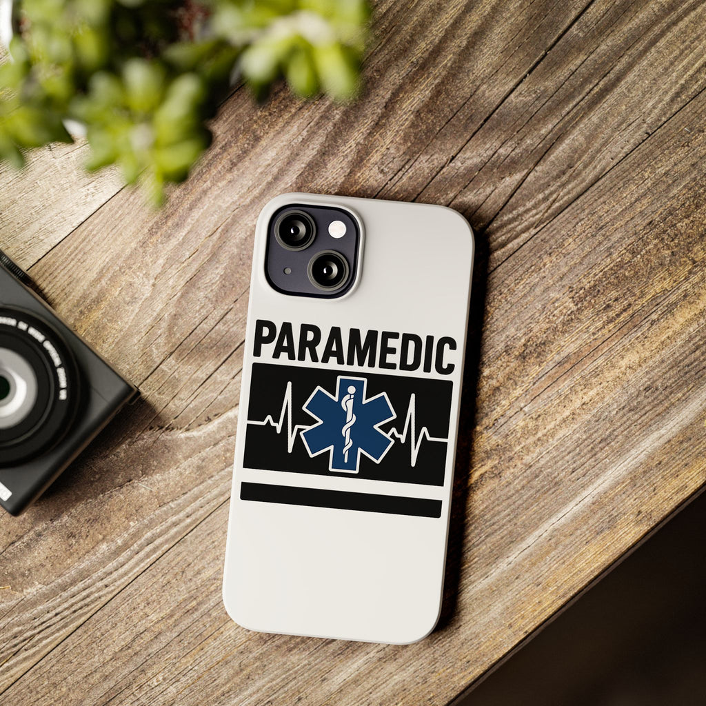 Paramedic Phone Case EMS Gift Heartbeat Star of Life EMT Medical First Responder Thin White Line Hero Appreciation