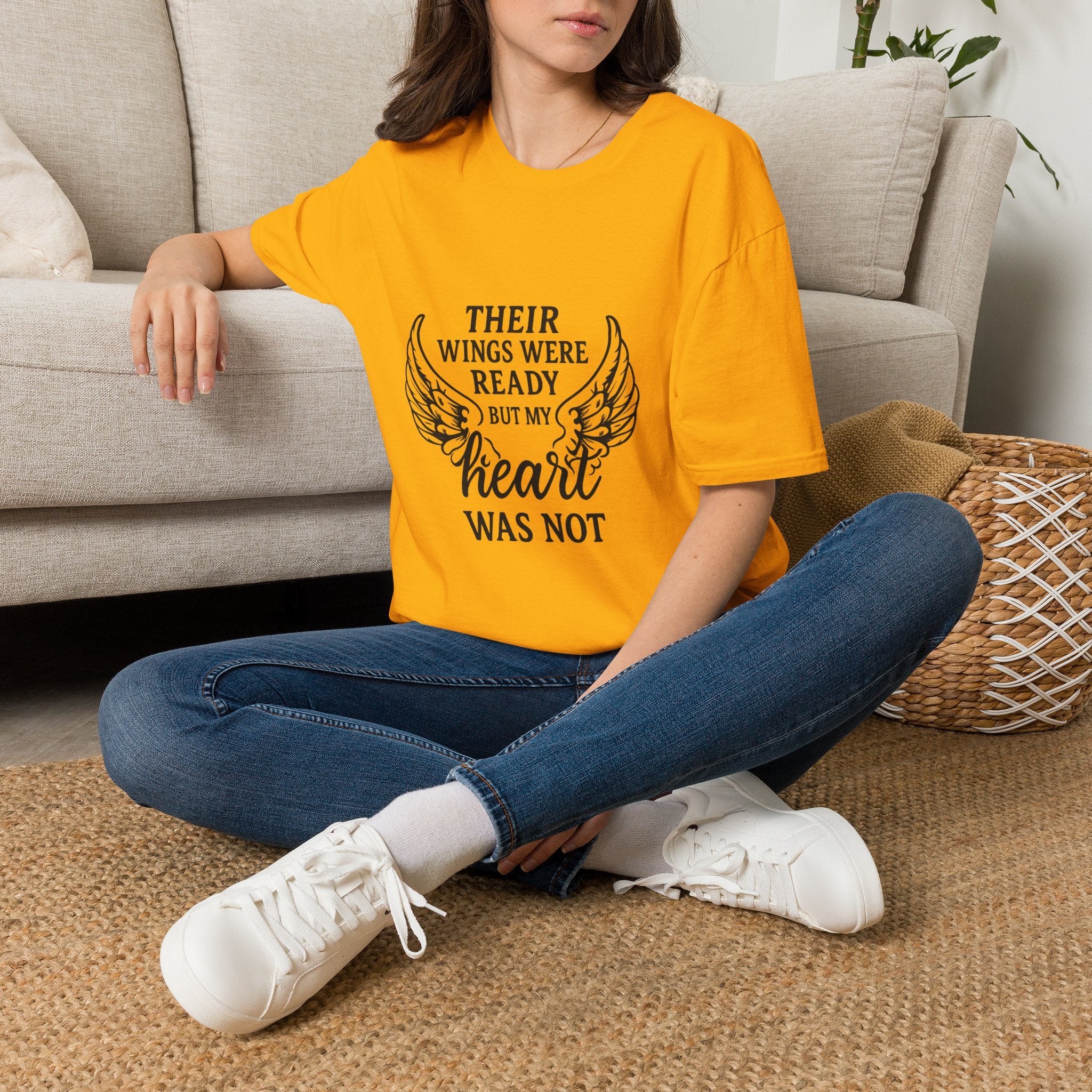 Their Wings Were Ready T-Shirt, Memorial Shirt, Grief Loss Remembrance Tee, Angel Wings Quote Shirt, Sympathy Gift Bereavement