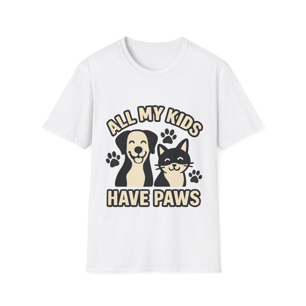 All My Kids Have Paws Shirt, Pet Mom T-Shirt, Dog Mom Cat Mom Gift, Fur Mama Tee, Pet Parent Shirt, Mothers Day Gift for Dog Lover