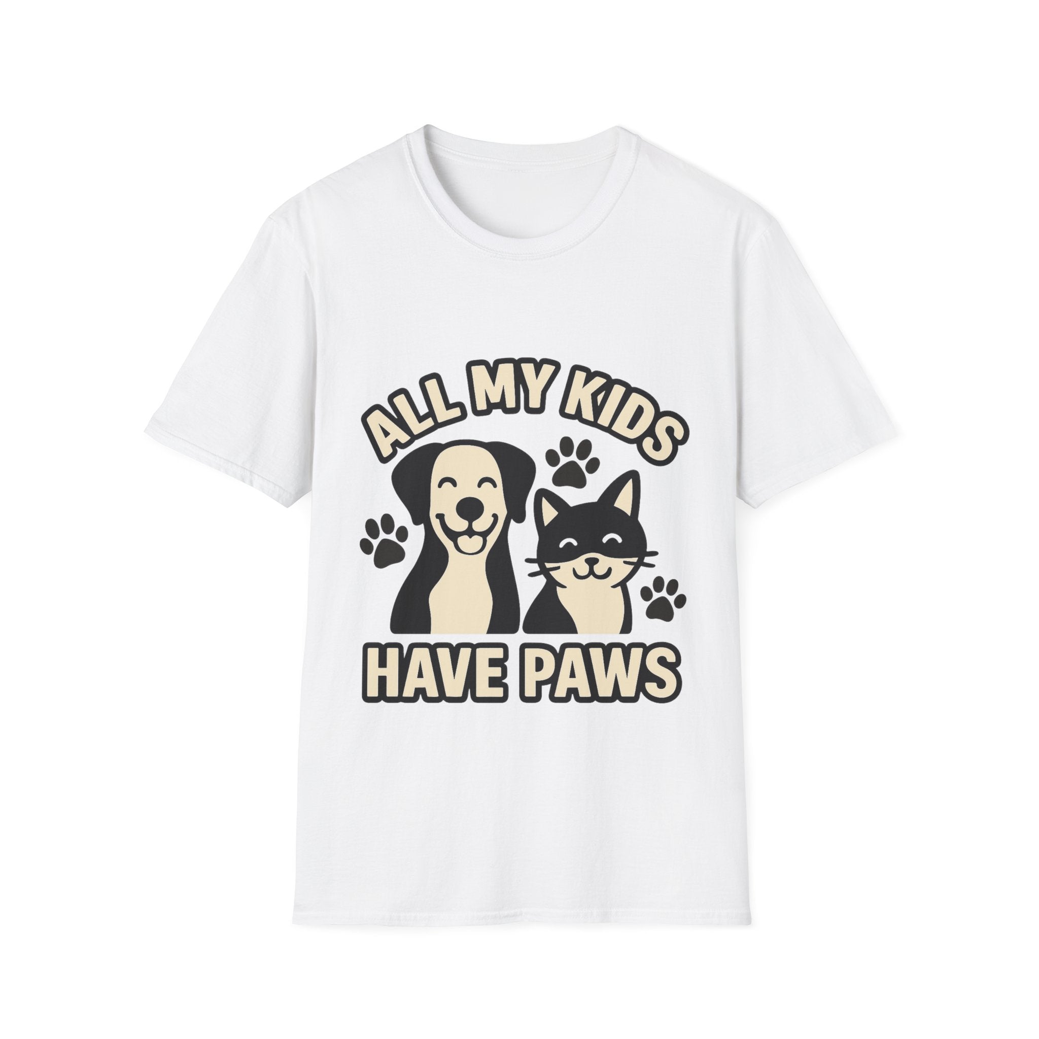 All My Kids Have Paws Shirt, Pet Mom T-Shirt, Dog Mom Cat Mom Gift, Fur Mama Tee, Pet Parent Shirt, Mothers Day Gift for Dog Lover