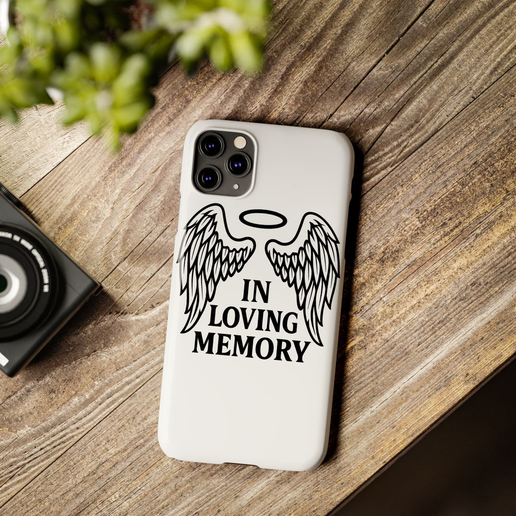 Guardian Angel Wings Phone Case In Loving Memory Sympathy Gift Memorial Remembrance Heaven Spiritual Protection Loss Grief Support