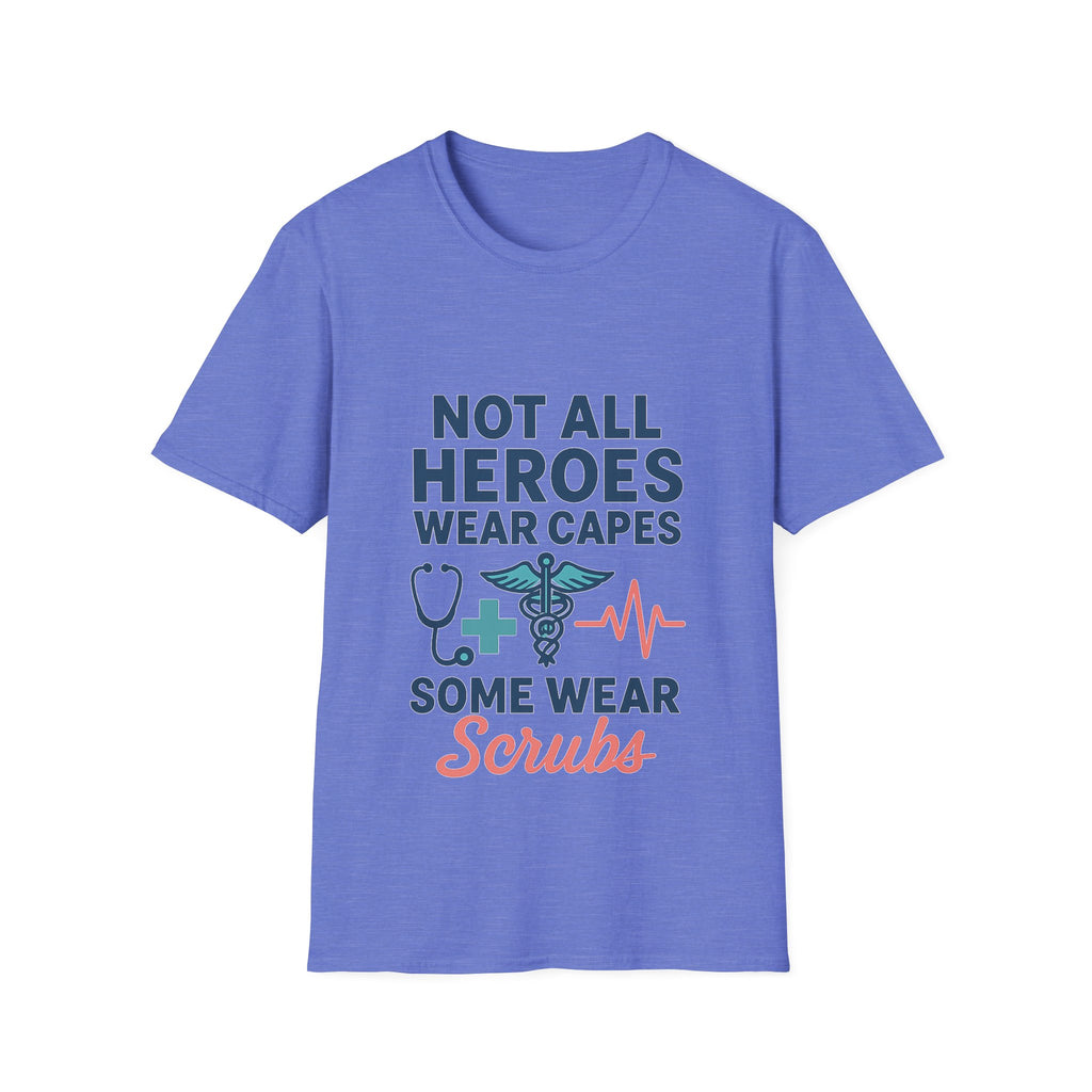 Not All Heroes Wear Capes Some Wear Scrubs Nurse Shirt, Nurse Appreciation Week Gift, Nurse Thank You Tee, Medical Worker Hero