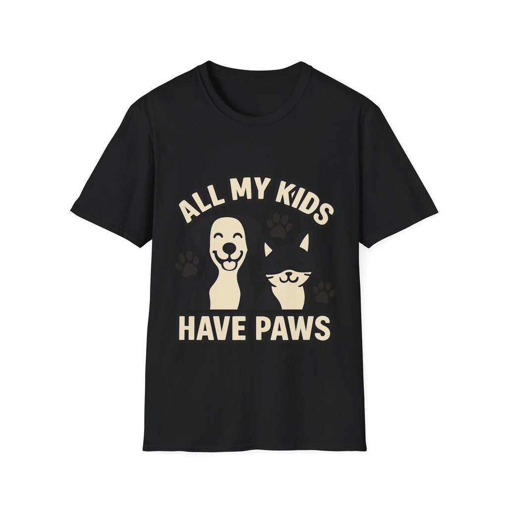 All My Kids Have Paws Shirt, Pet Mom T-Shirt, Dog Mom Cat Mom Gift, Fur Mama Tee, Pet Parent Shirt, Mothers Day Gift for Dog Lover