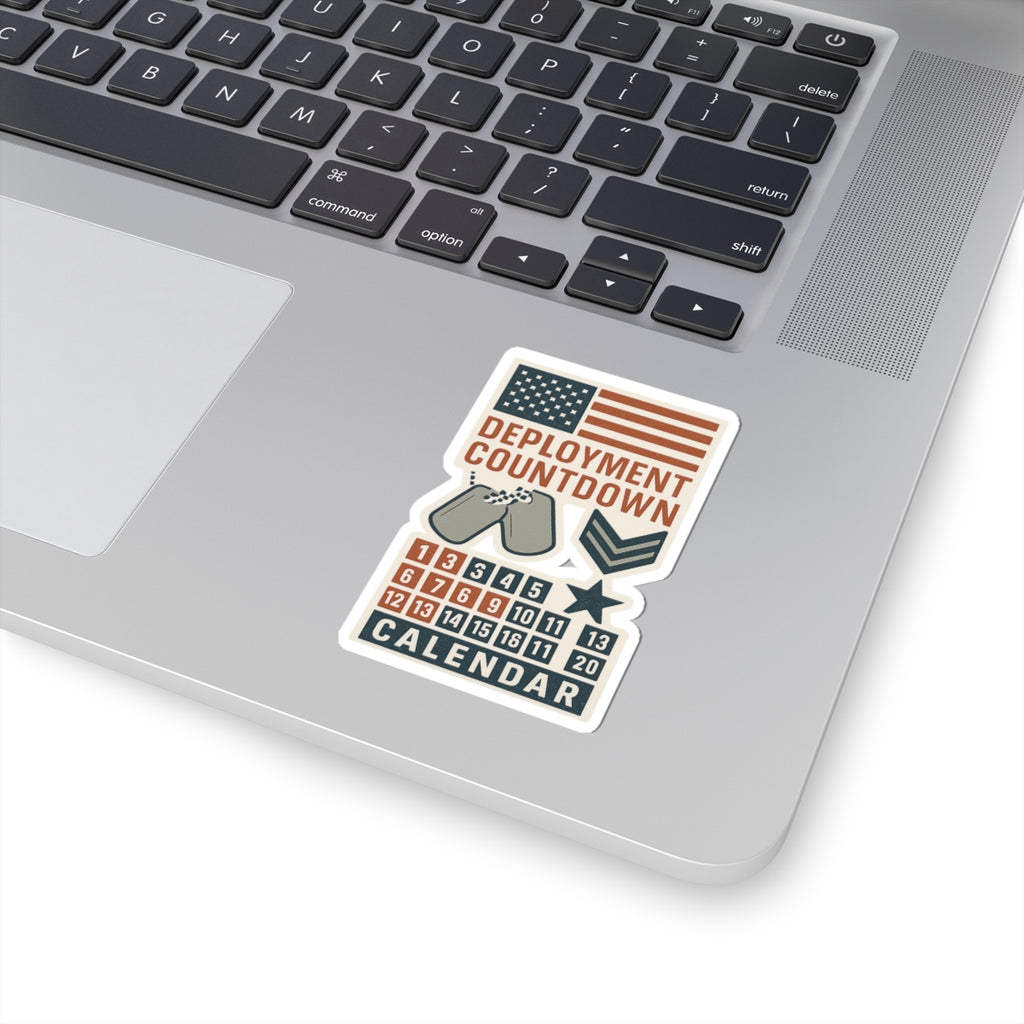 Deployment Countdown Calendar Sticker Sheet | Military Homecoming Tracker | Armed Forces Family Gift | Patriotic Planner Decor