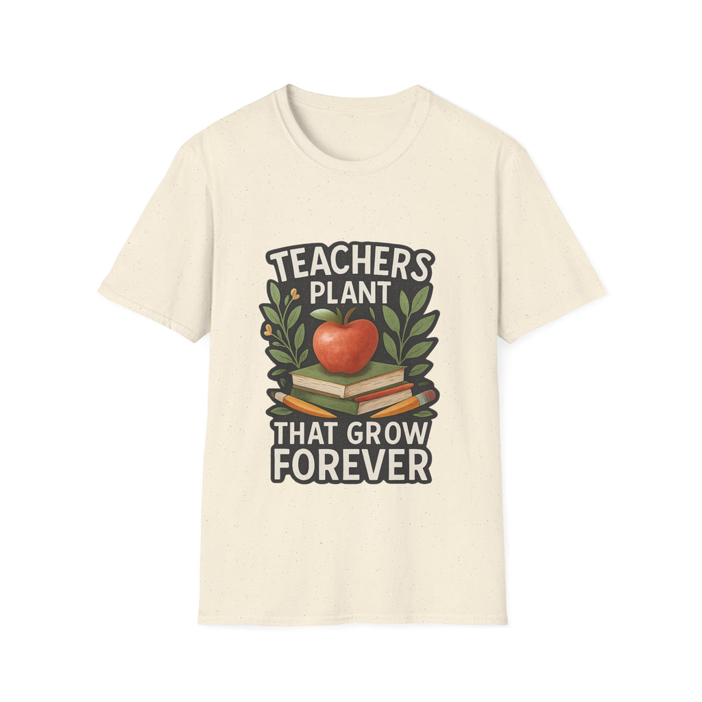Teacher Appreciation Shirt Teachers Plant Seeds That Grow Forever Tee Gift for Teacher Watercolor Botanical Thank You Teacher Tshirt