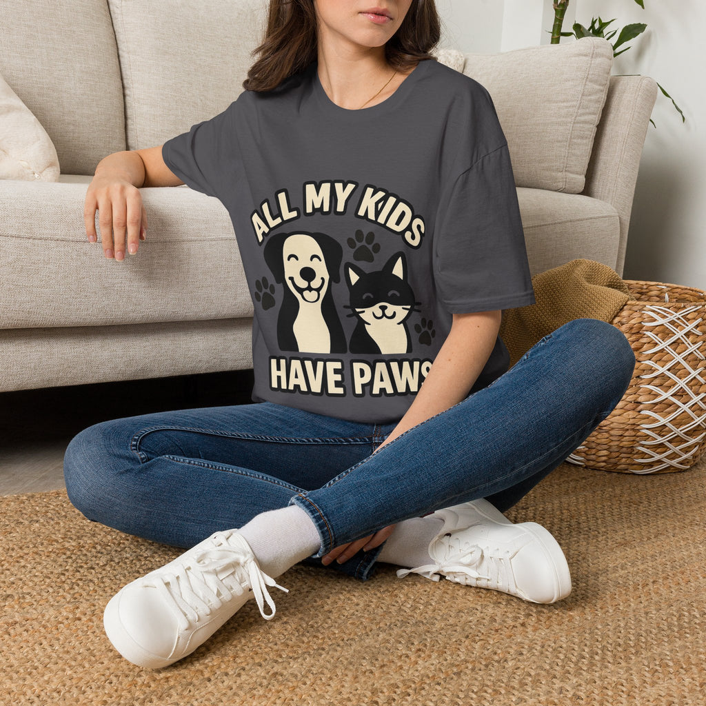 All My Kids Have Paws Shirt, Pet Mom T-Shirt, Dog Mom Cat Mom Gift, Fur Mama Tee, Pet Parent Shirt, Mothers Day Gift for Dog Lover
