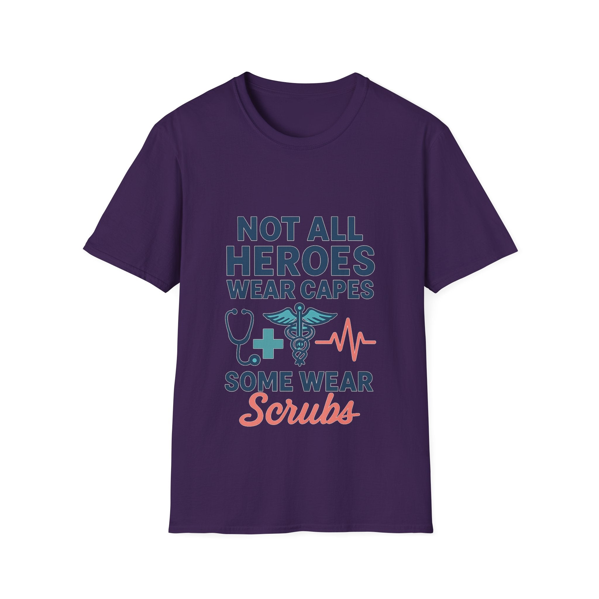 Not All Heroes Wear Capes Some Wear Scrubs Nurse Shirt, Nurse Appreciation Week Gift, Nurse Thank You Tee, Medical Worker Hero