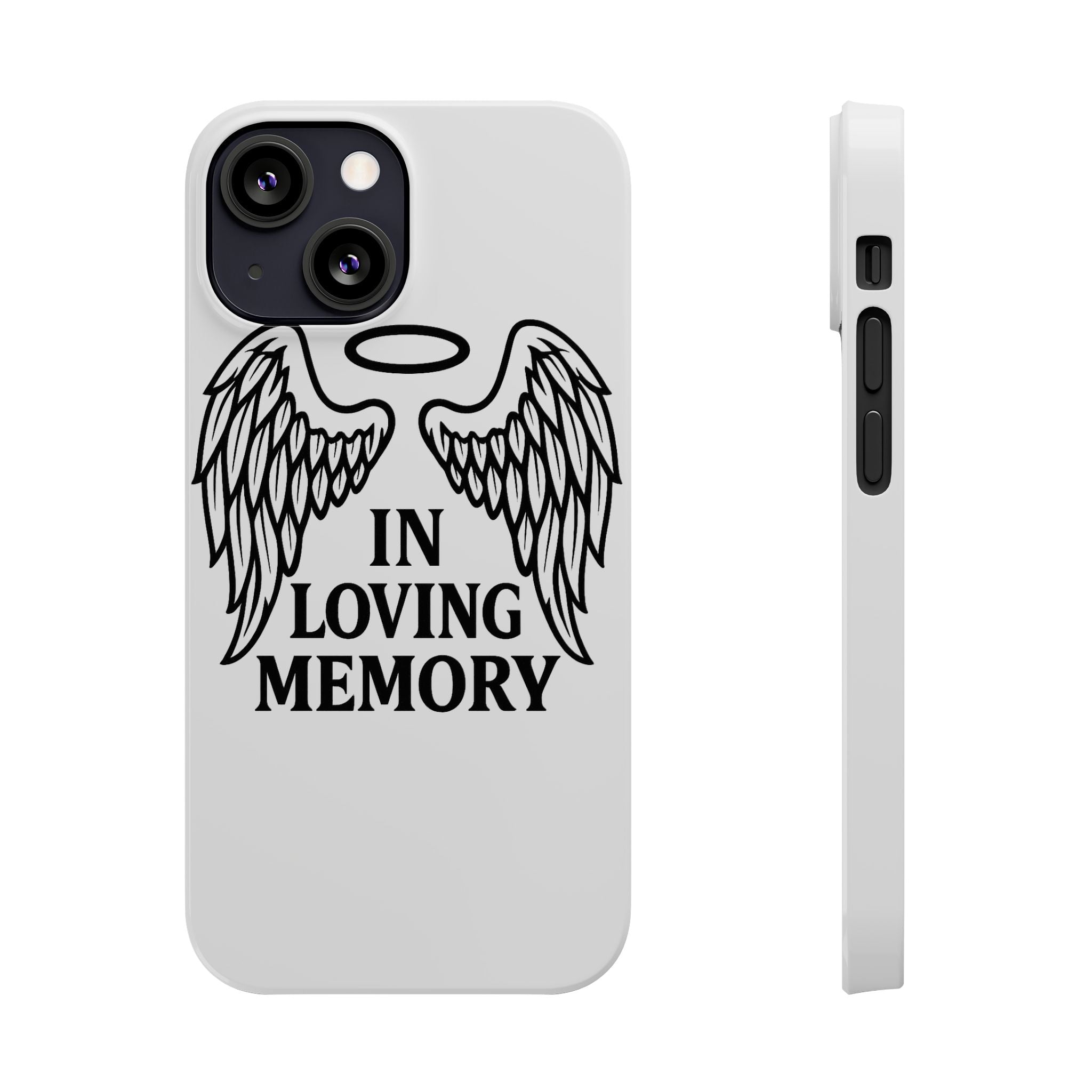 Guardian Angel Wings Phone Case In Loving Memory Sympathy Gift Memorial Remembrance Heaven Spiritual Protection Loss Grief Support