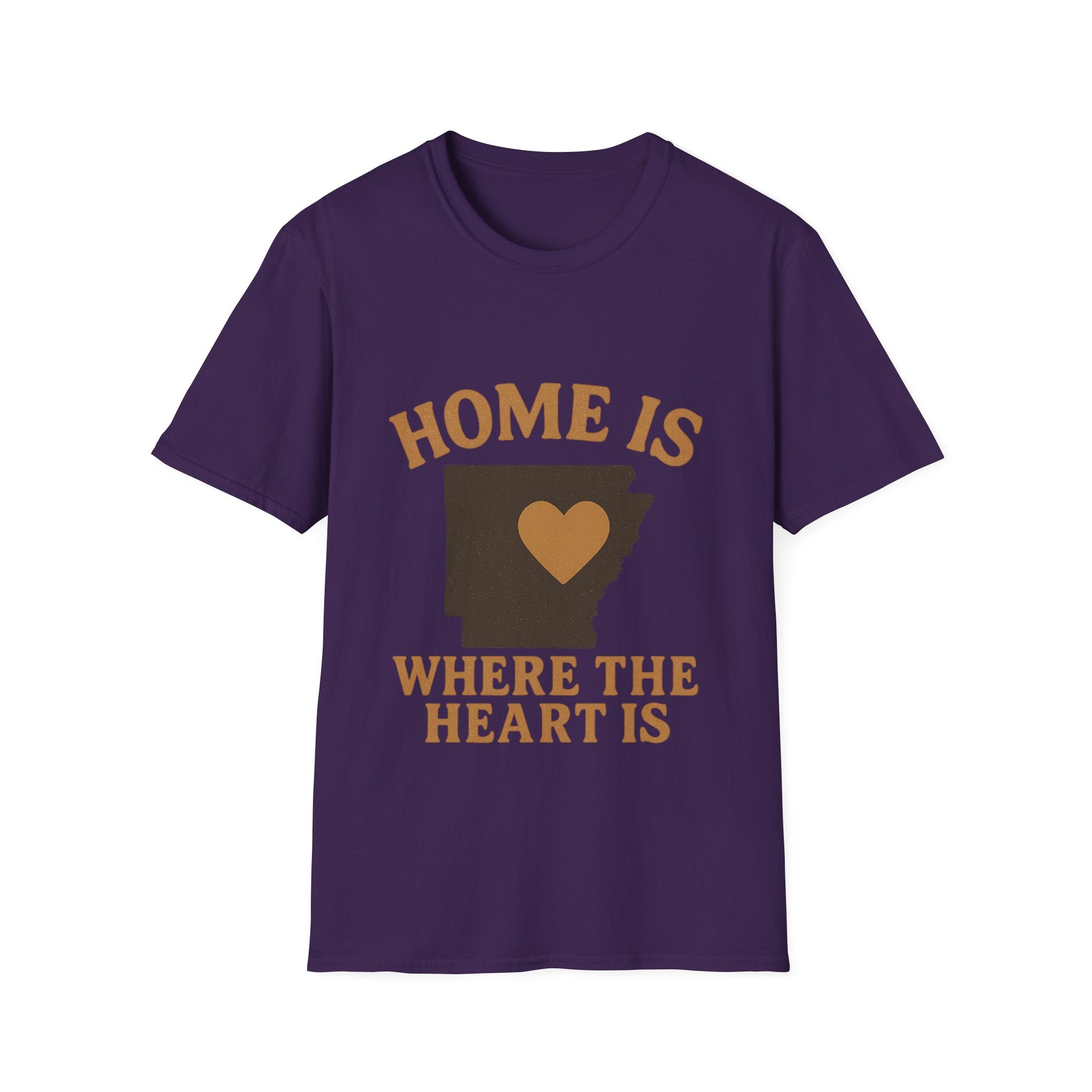 Home Is Where The Heart Is Shirt, Vintage State Silhouette Tee, Hometown Pride Gift, Missing Home Nostalgic T-Shirt