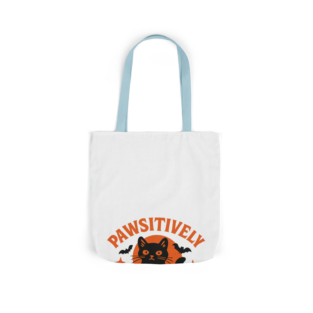 Pawsitively Spooky Cat Lover Halloween Tote Bag