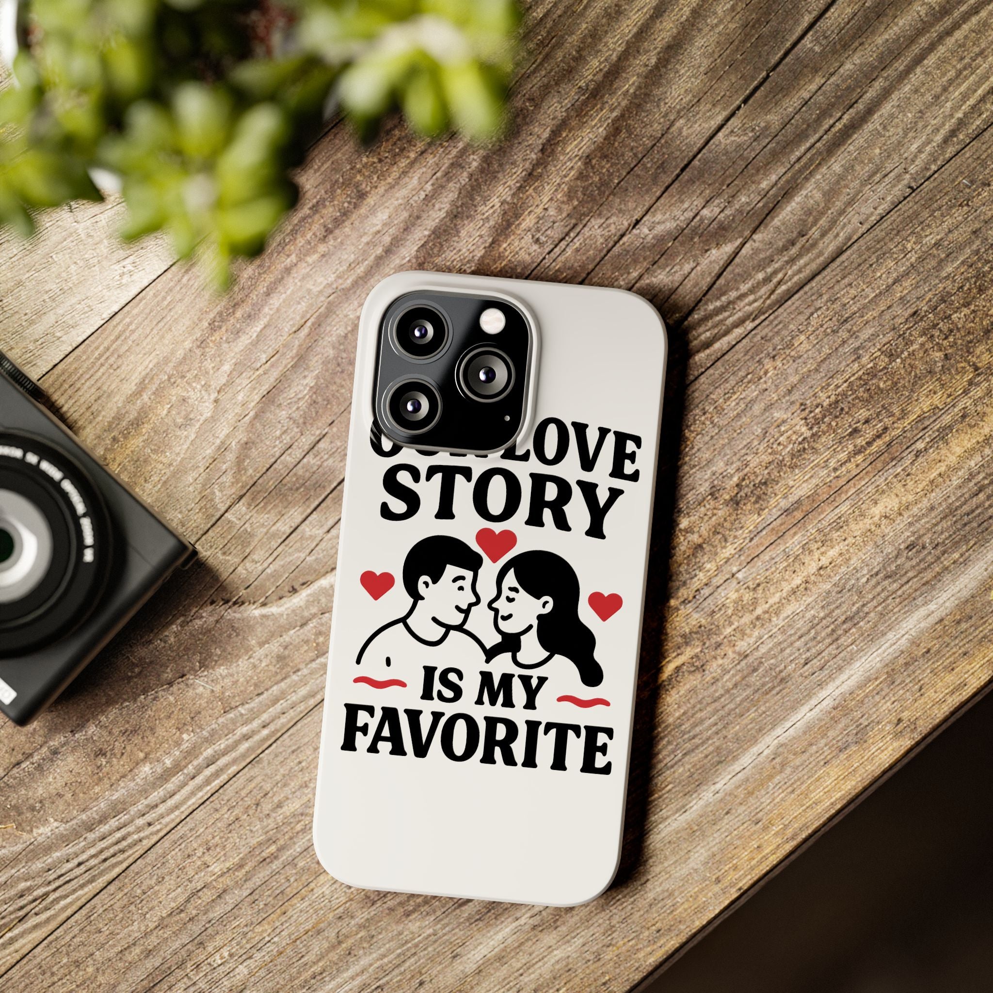 Love Story Phone Case Anniversary Gift for Wife Girlfriend Romantic Quote Couple iPhone Samsung Case Valentine's Day Gift