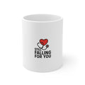 Still Falling For You Medical Mug | Nurse Doctor Gift Coffee Cup | Healthcare Worker Romance Gift | Stethoscope Heart Mug