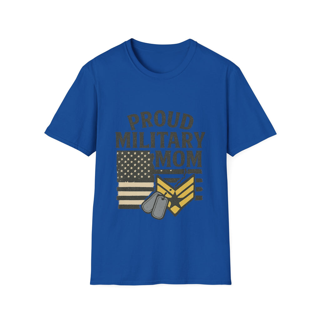 Proud Military Mom Shirt, My Heart Serves Too Tee, Army Mom Gift, Navy Mom, Marine Mom, Air Force Mom T-Shirt, Military Mother
