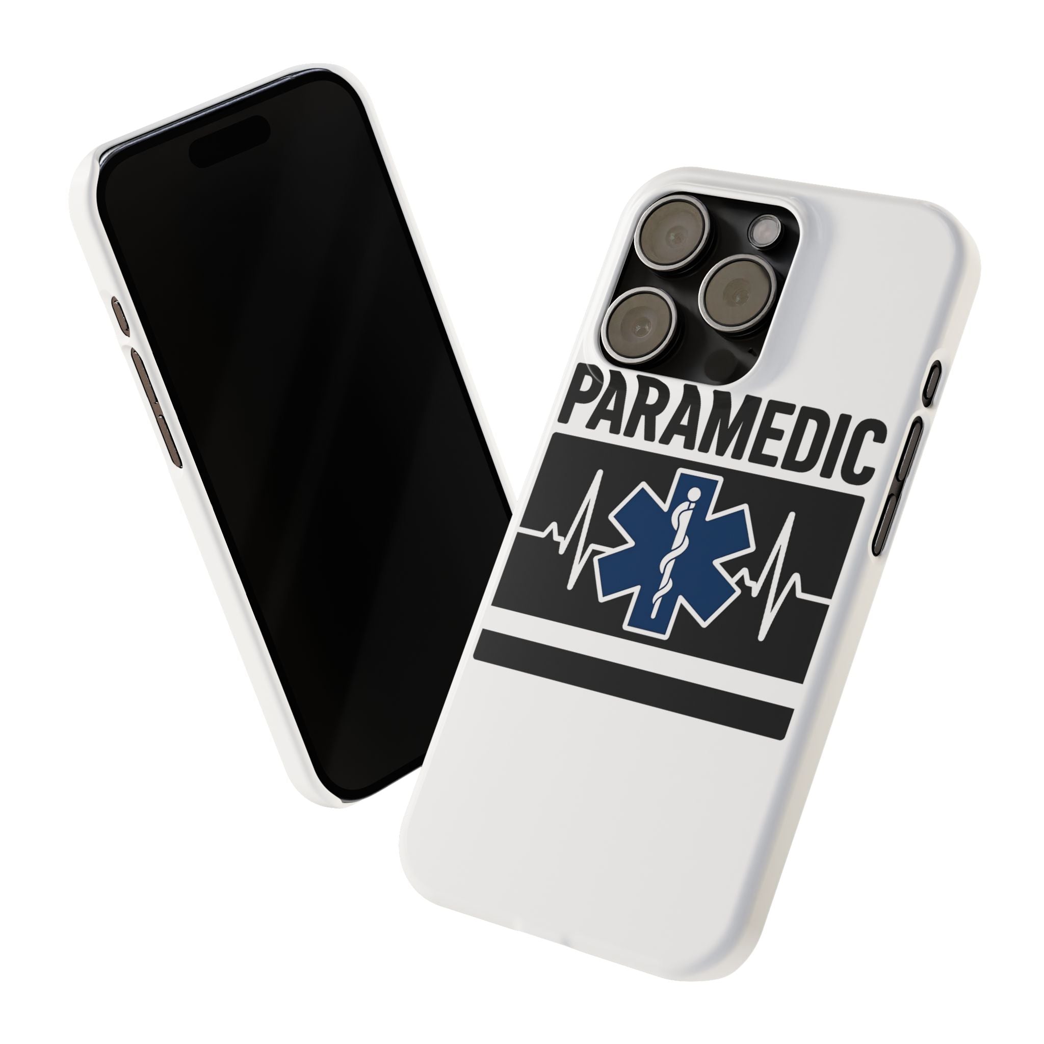 Paramedic Phone Case EMS Gift Heartbeat Star of Life EMT Medical First Responder Thin White Line Hero Appreciation