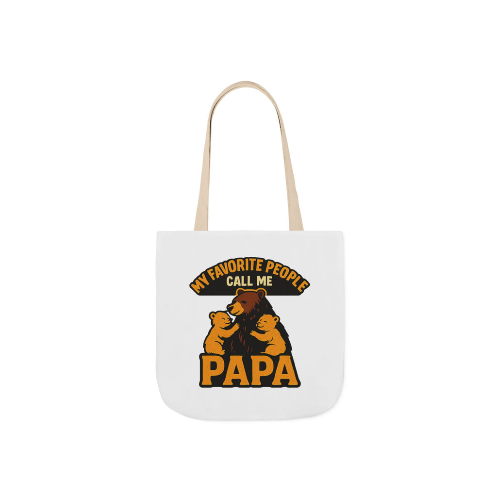 Papa Bear Tote Bag Gift for Grandfather, My Favorite People Call Me Papa, Fathers Day Gift from Grandkids, Grandpa Birthday Gift