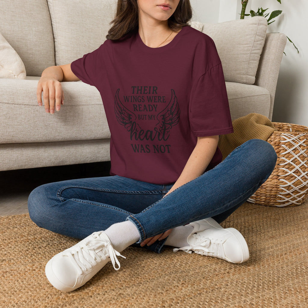 Their Wings Were Ready T-Shirt, Memorial Shirt, Grief Loss Remembrance Tee, Angel Wings Quote Shirt, Sympathy Gift Bereavement