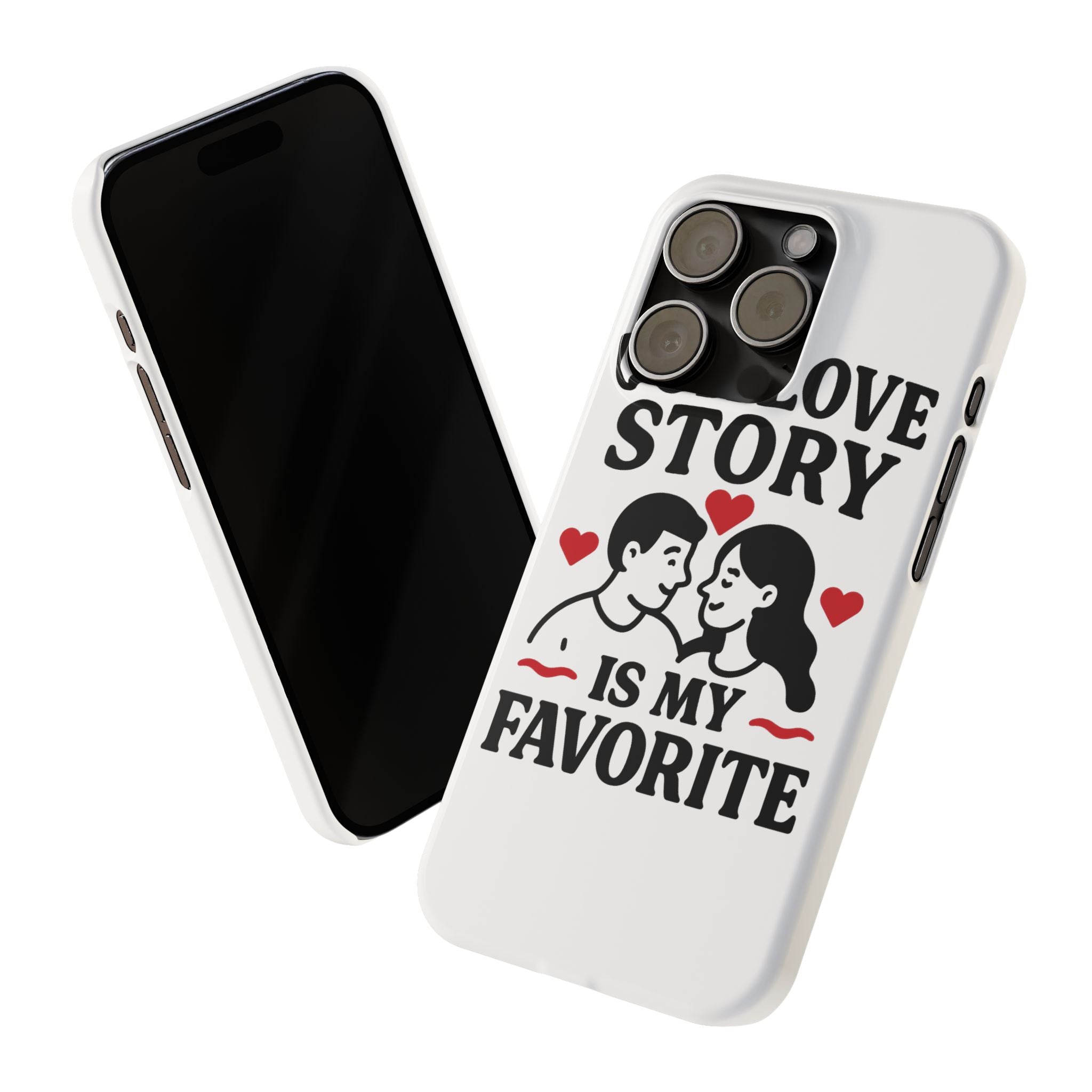 Love Story Phone Case Anniversary Gift for Wife Girlfriend Romantic Quote Couple iPhone Samsung Case Valentine's Day Gift