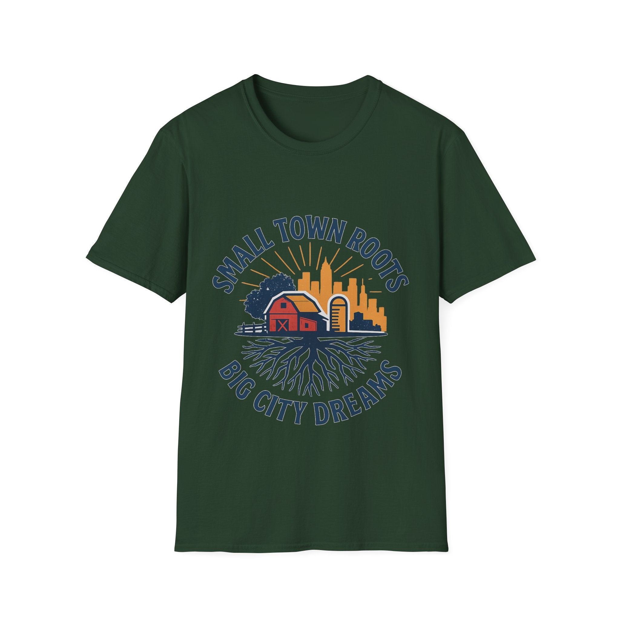 Small Town Roots Big City Dreams Shirt, Hometown Pride Tee, Vintage Americana Tshirt, Country Girl Gift, Small Town Pride