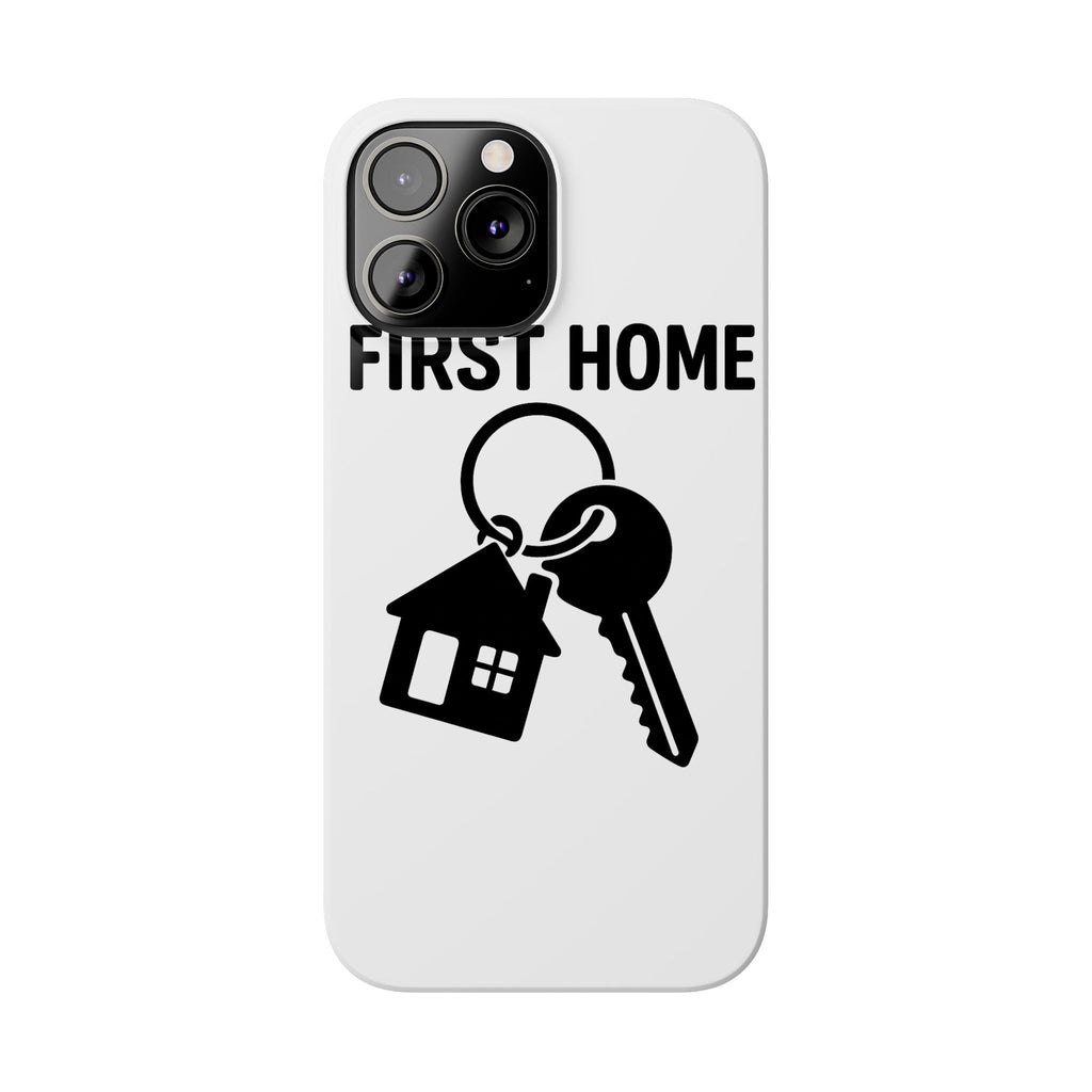 First Home Keys Phone Case, New Homeowner Gift, Housewarming Present, Minimalist House Key Design, First Time Home Buyer Gift