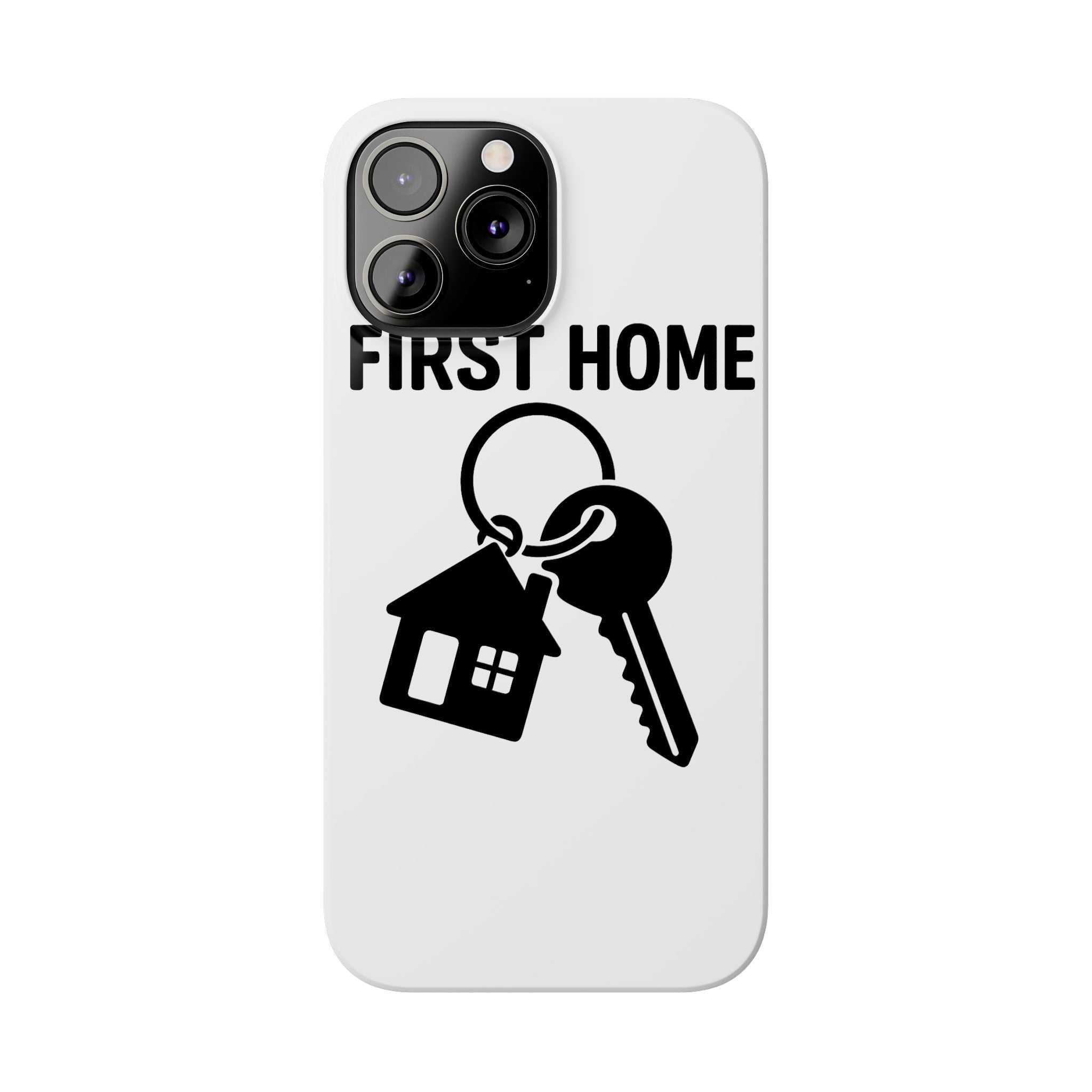 First Home Keys Phone Case, New Homeowner Gift, Housewarming Present, Minimalist House Key Design, First Time Home Buyer Gift