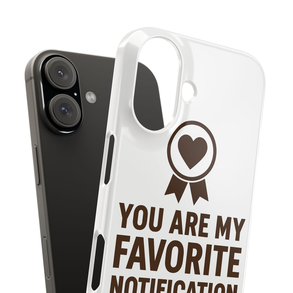 You Are My Favorite Notification Phone Case, Romantic Anniversary Gift for Boyfriend Girlfriend, Cute Couple Phone Case Love Gift