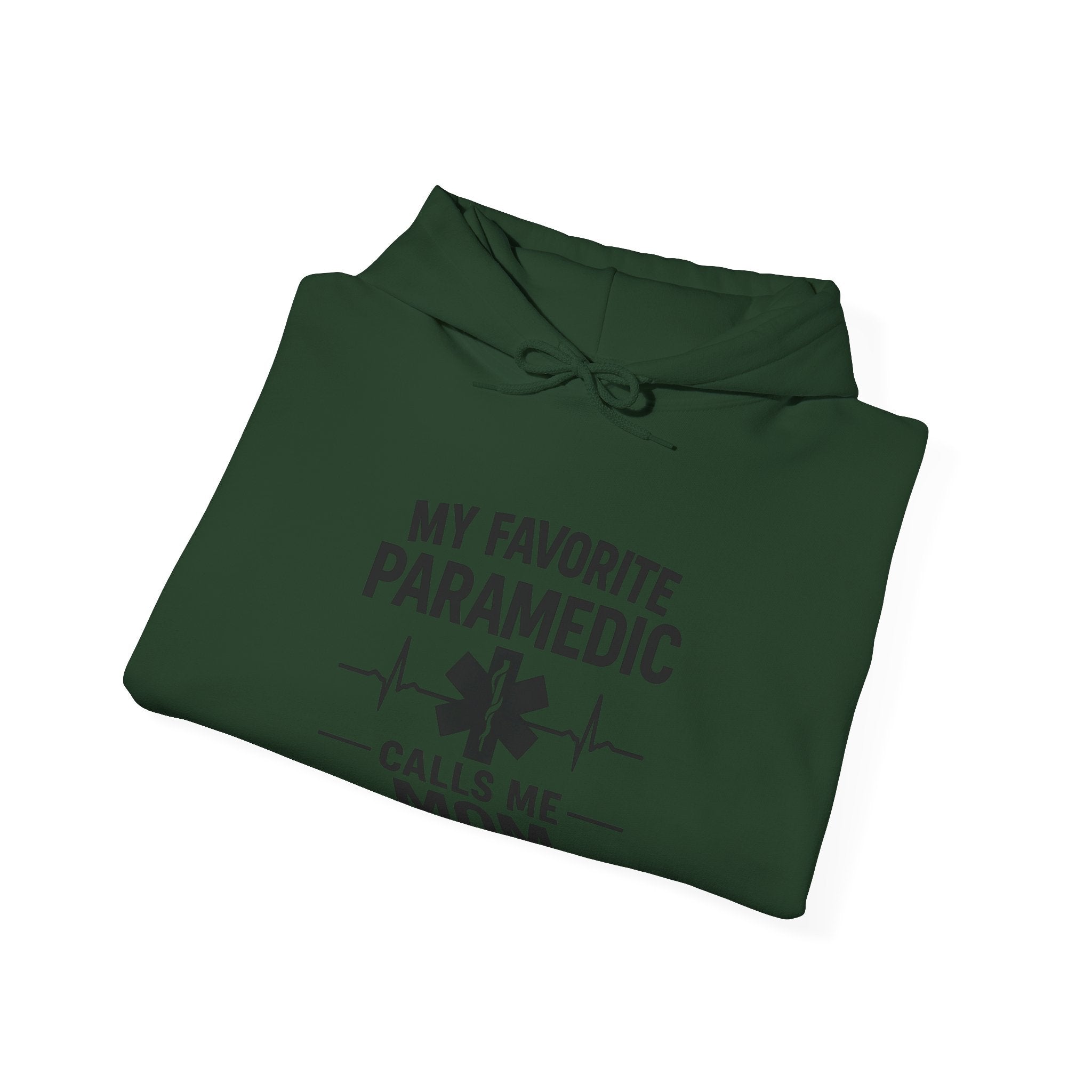 My Favorite Paramedic Calls Me Mom Hoodie, Proud EMS Mom Gift, Paramedic Mother Gift, Emergency Medical Services Sweatshirt
