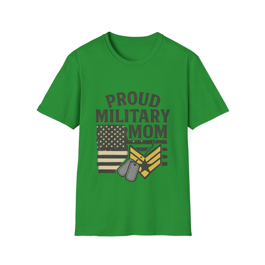 Proud Military Mom Shirt, My Heart Serves Too Tee, Army Mom Gift, Navy Mom, Marine Mom, Air Force Mom T-Shirt, Military Mother