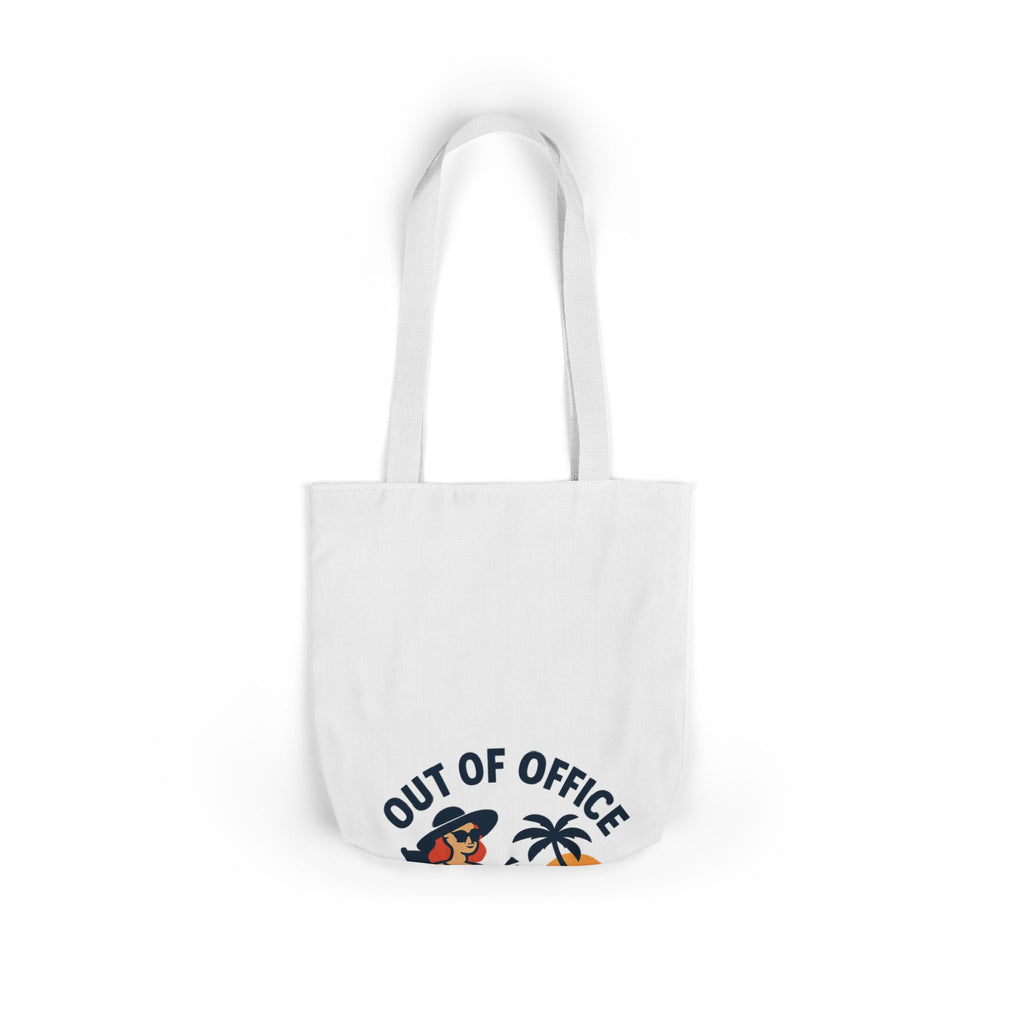 Out of Office Permanently Tote Bag, Retirement Gift for Women, Retiree Travel Bag, Funny Retirement Party Gift Coworker