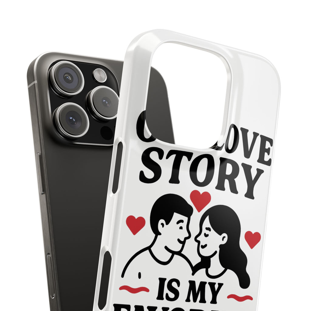 Love Story Phone Case Anniversary Gift for Wife Girlfriend Romantic Quote Couple iPhone Samsung Case Valentine's Day Gift