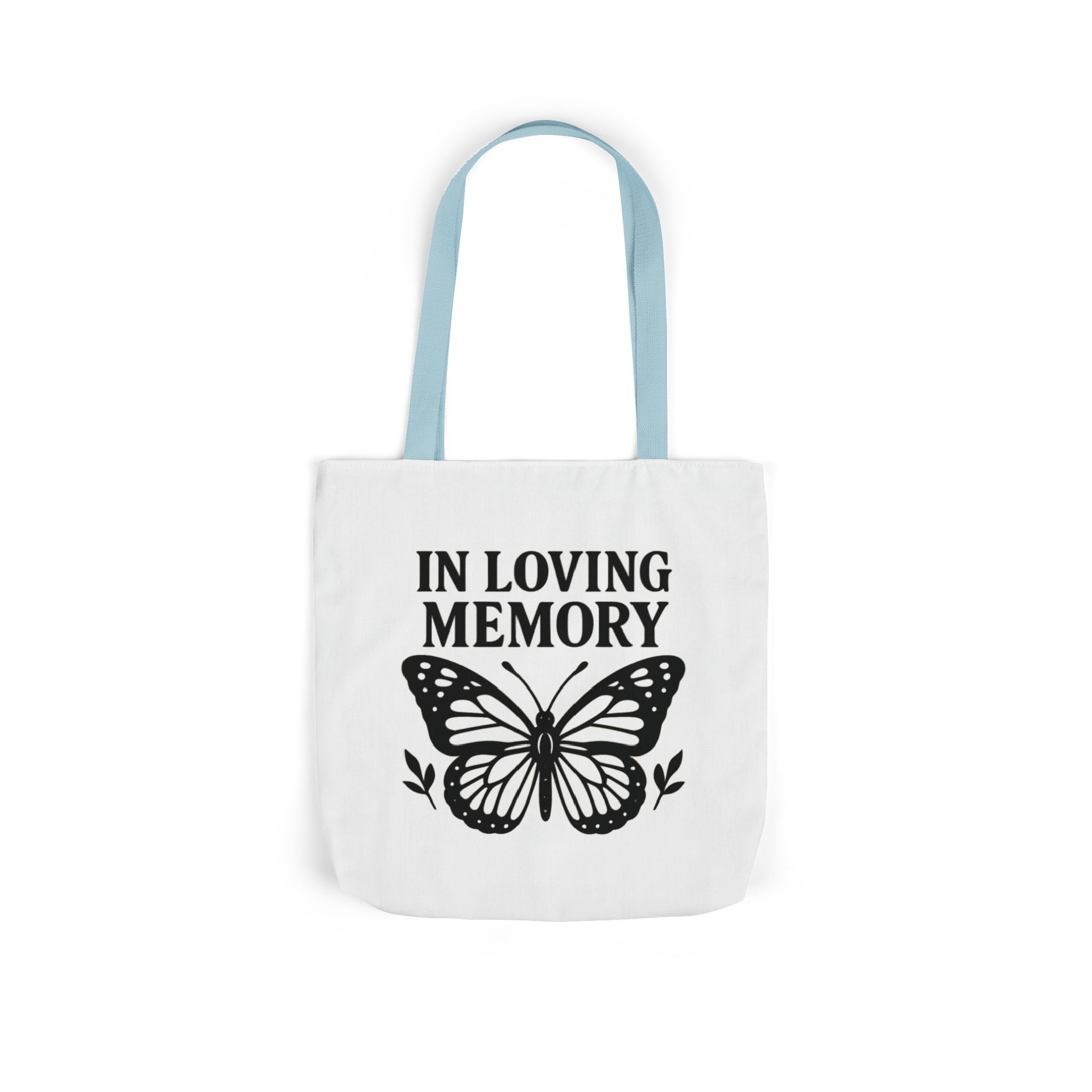 Butterfly Memorial Tote Bag, In Loving Memory Gift, Funeral Remembrance, Celebration of Life, Sympathy Gift for Loss