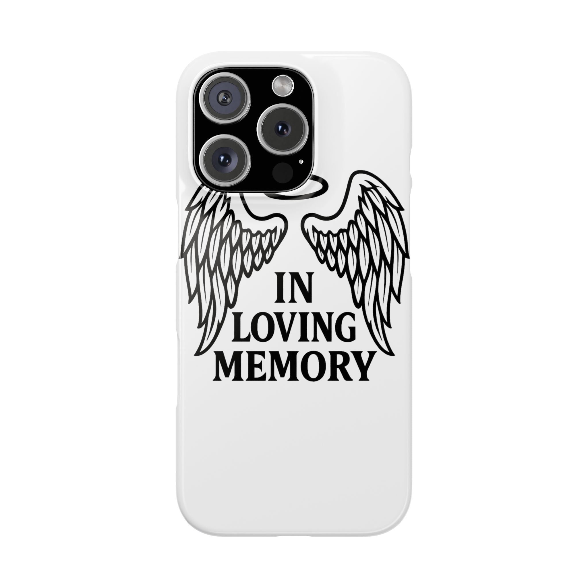 Guardian Angel Wings Phone Case In Loving Memory Sympathy Gift Memorial Remembrance Heaven Spiritual Protection Loss Grief Support