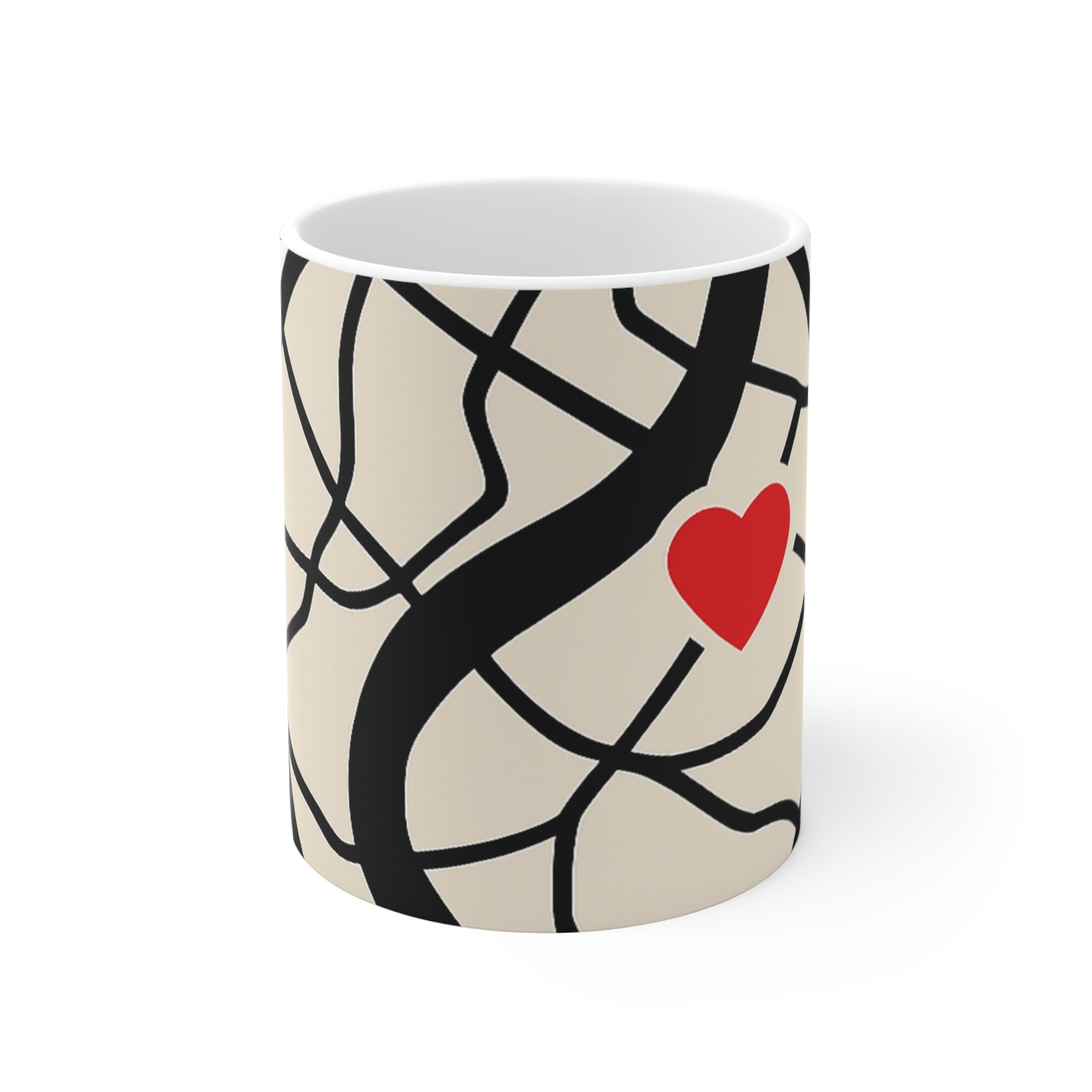 Where Our Story Began Mug, Custom Coordinates Mug Anniversary Gift, Personalized Location Map Mug, Where We Met Gift for Him Her