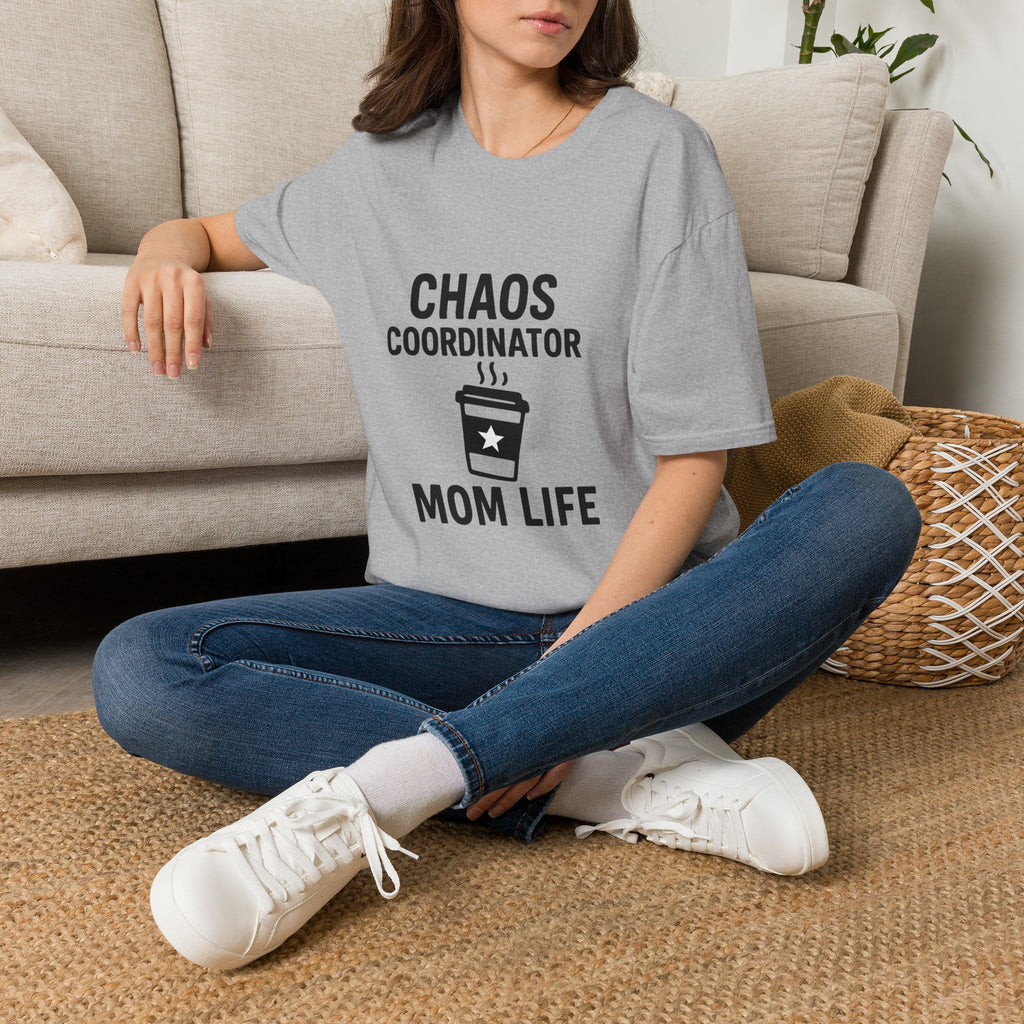 Chaos Coordinator Shirt Mom Life T-Shirt Funny Mom Tee Mother's Day Gift for New Mom Toddler Mom Gift Exhausted Mom Shirt