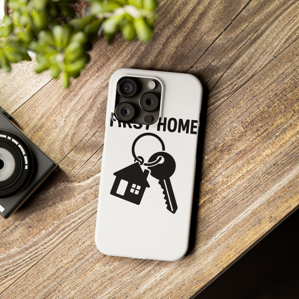 First Home Keys Phone Case, New Homeowner Gift, Housewarming Present, Minimalist House Key Design, First Time Home Buyer Gift