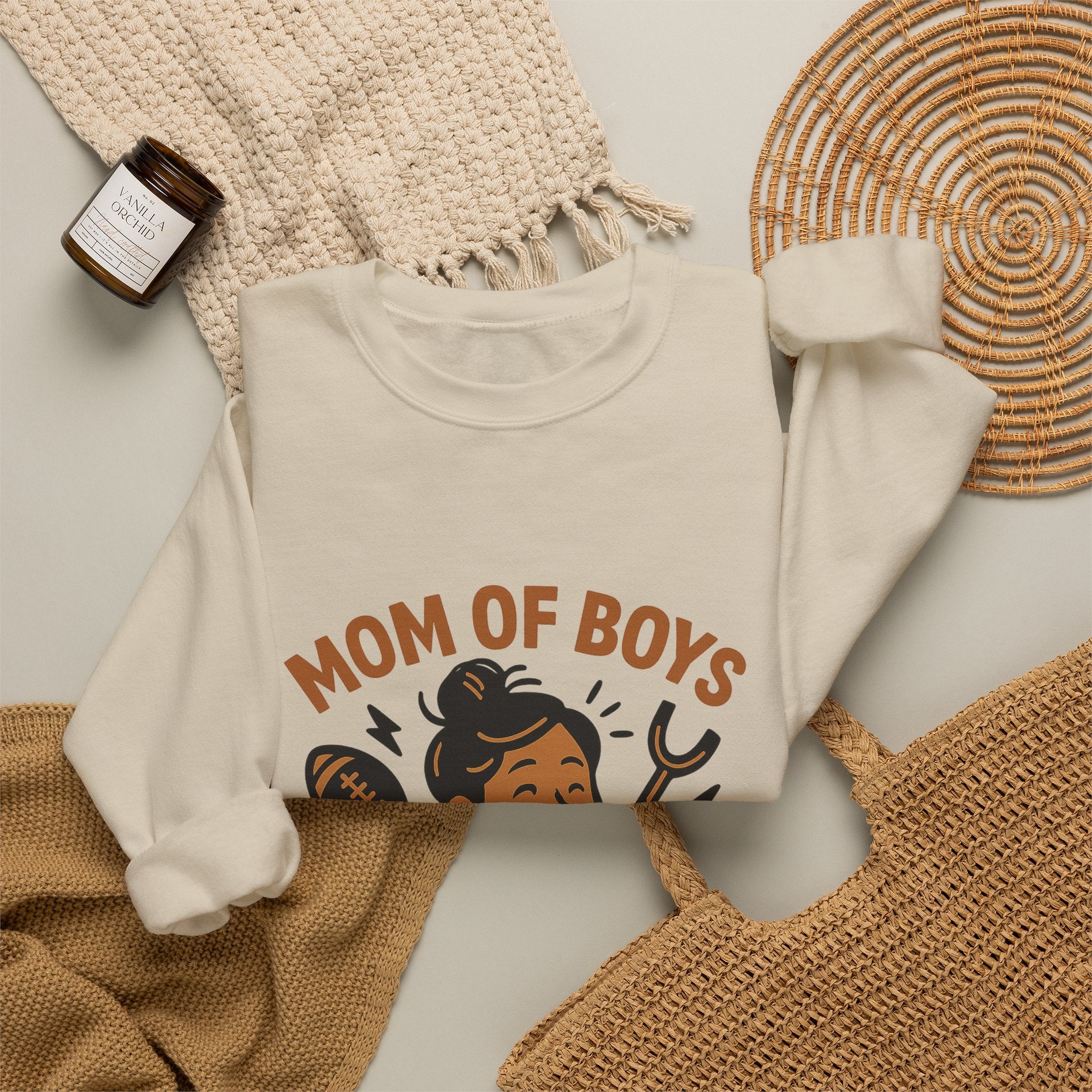 Mom of Boys Sweatshirt, Chaos Coordinator Shirt, Boy Mom Gift, Mother's Day Gift for Mom of Sons, Funny Mom Sweatshirt
