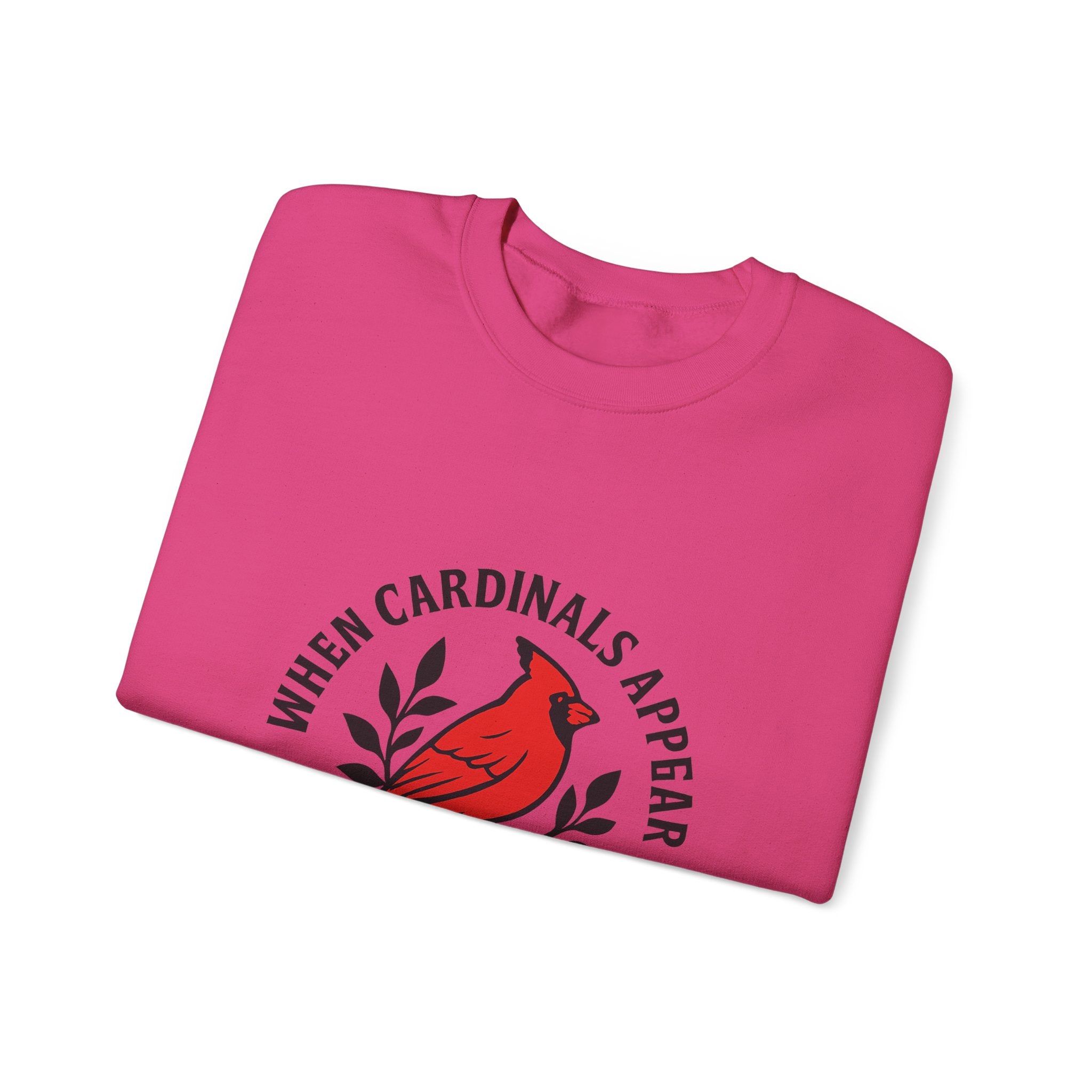 Cardinal Memorial Sweatshirt When Cardinals Appear Loved Ones Are Near Grief Gift Loss of Loved One Remembrance Sympathy Comfort