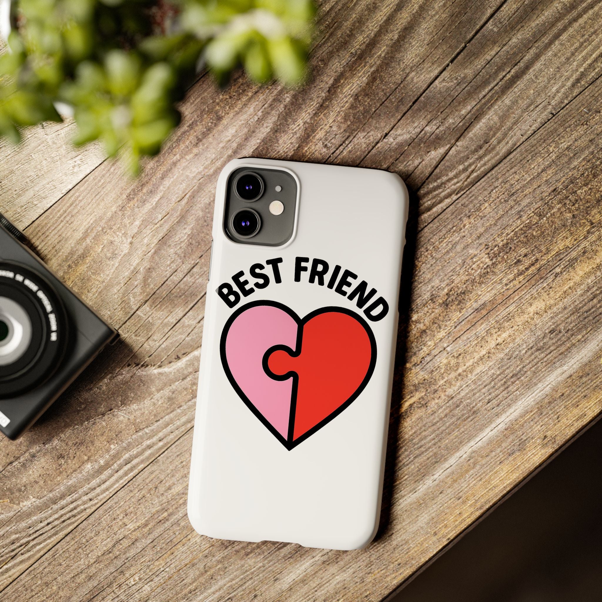 Best Friend Phone Case Set Puzzle Heart Matching BFF Gifts for Besties Friendship Phone Cases Cute Teen Gift for Her