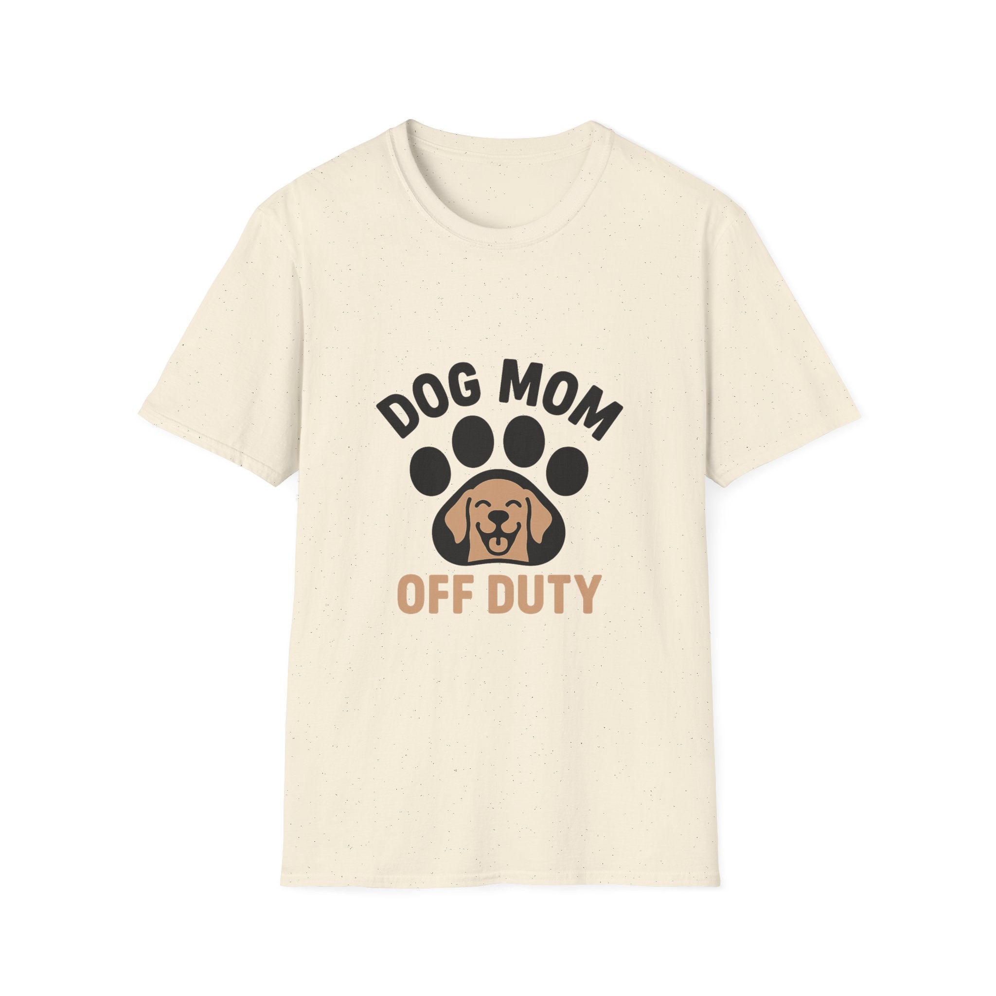 Dog Mom Off Duty Shirt, Dog Lover Gift, Paw Print T-Shirt, Dog Mom Tee, Funny Dog Owner Shirt, Dog Mama Clothing, Pet Parent